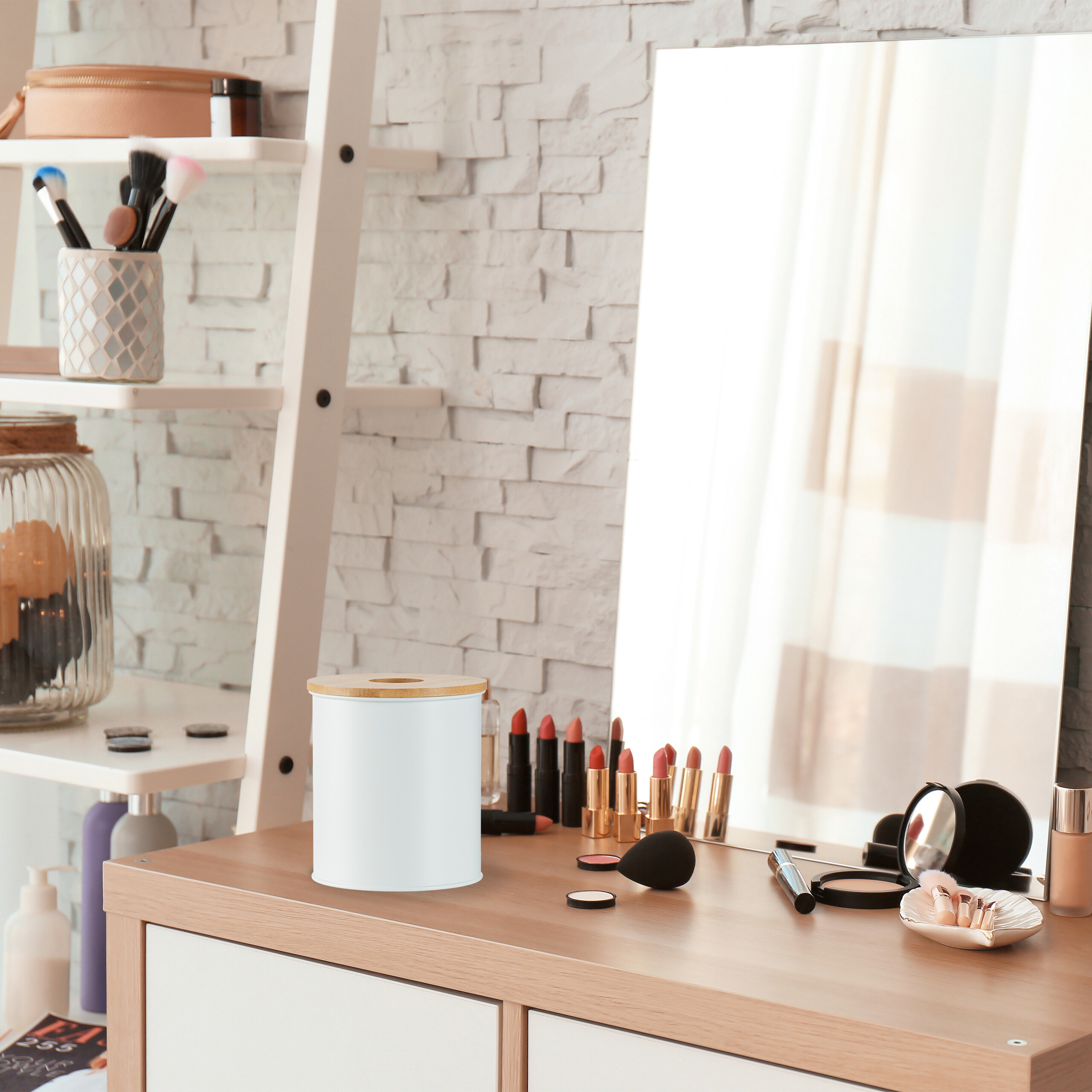 Kosmetikeimer Toiletteneimer 2L Badabfalleimer Badkübel WC Eimer Hygieneeimer - Bild 6 von 15