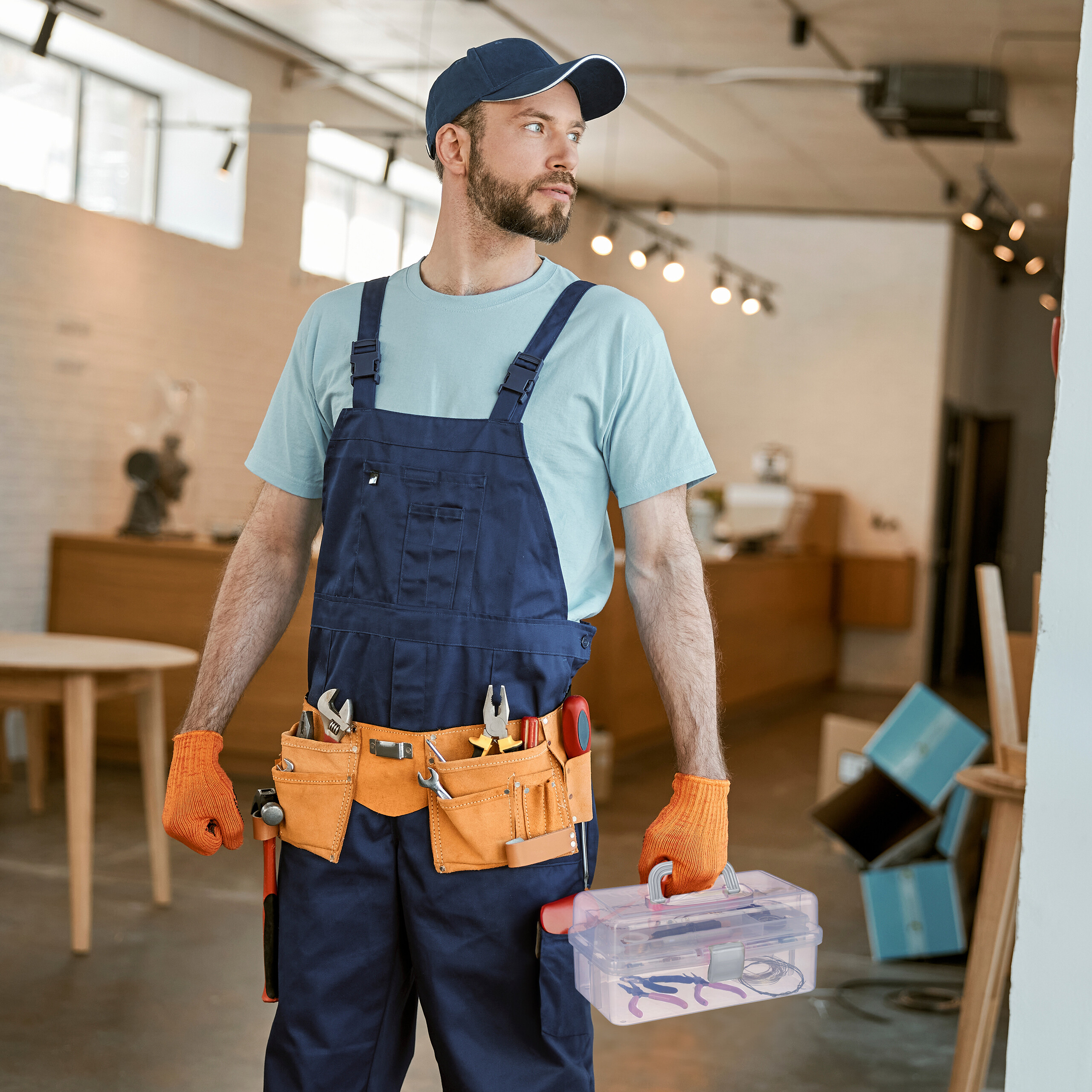 Aufbewahrungsbox mit fächern Sortierkoffer Büro-Organizer 3 Etagen transparent - Bild 24 von 30