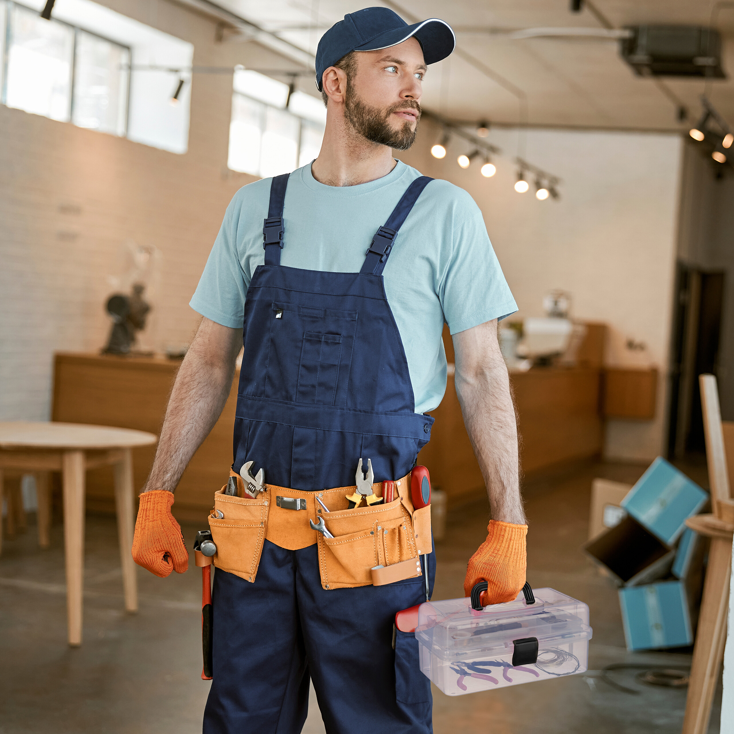 Aufbewahrungsbox mit fächern Sortierkoffer Büro-Organizer 3 Etagen transparent - Bild 6 von 30