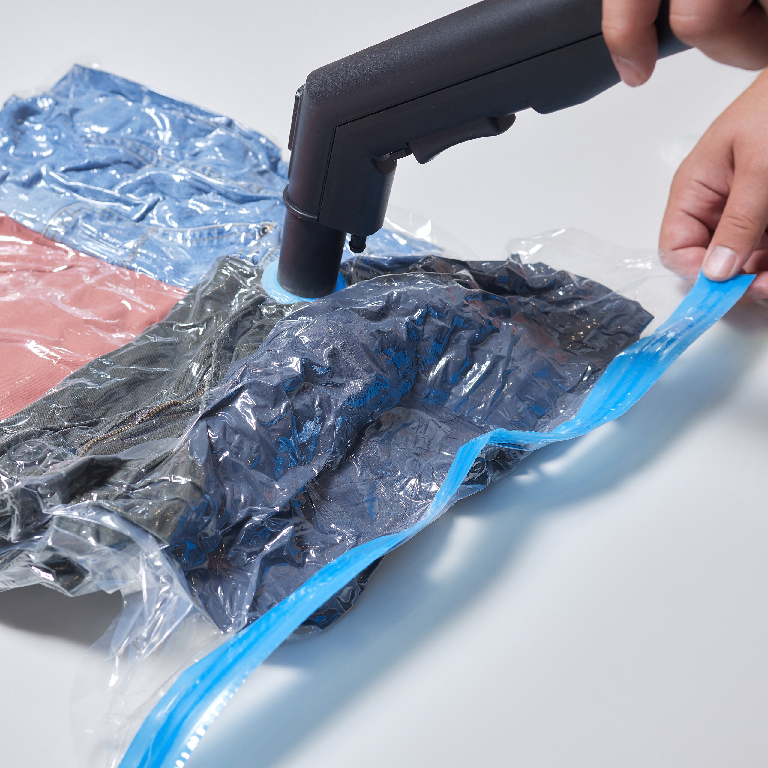 Vakuumbeutel für kleidung Kompressionstüten Kleiderbeutel Reisebeutel 3 Größen