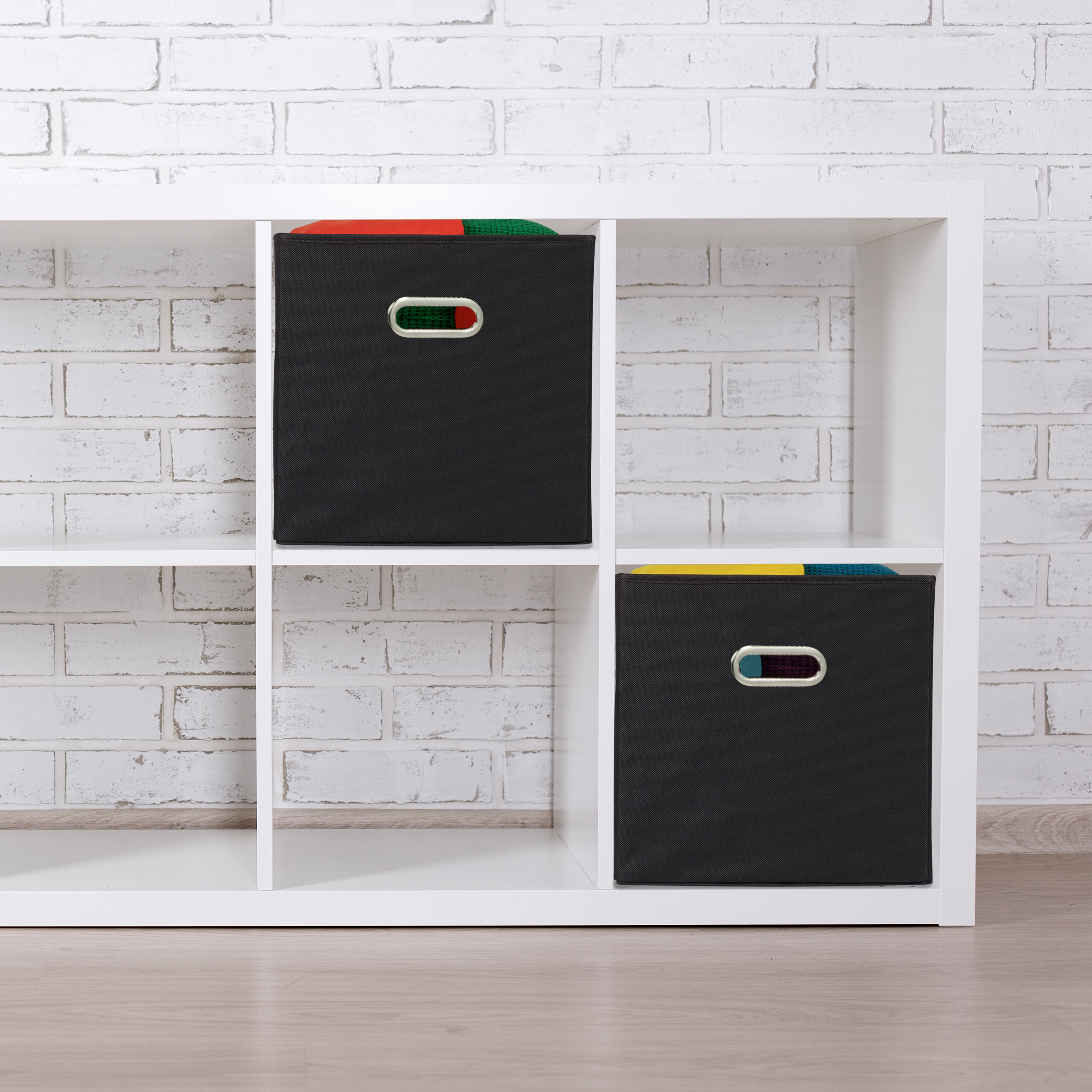 Aufbewahrungsbox 4x Faltkiste 30x30x30cm Schrankbox faltbar Stoffbox Regalbox - Bild 8 von 54