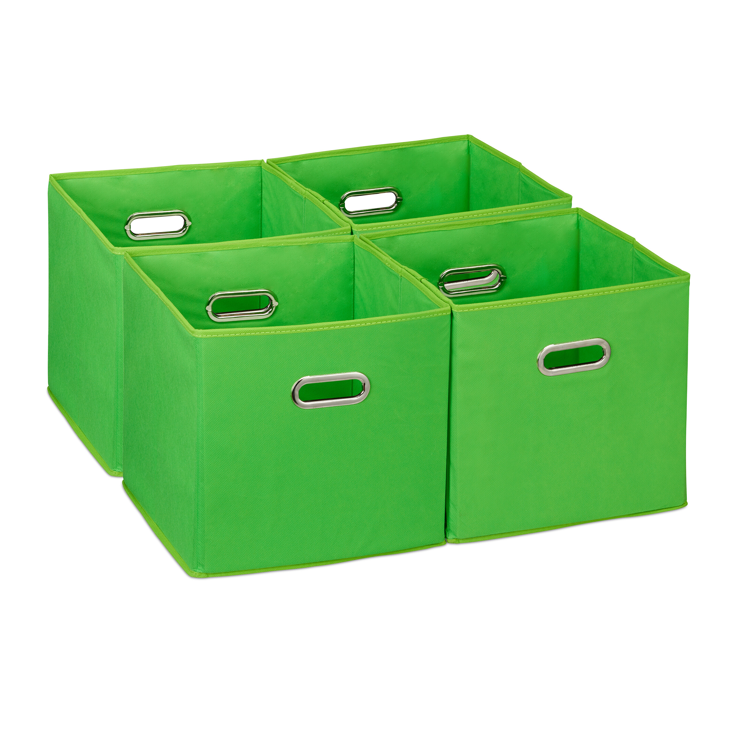 Aufbewahrungsbox 4x Faltkiste 30x30x30cm Schrankbox faltbar Stoffbox Regalbox - Bild 31 von 54