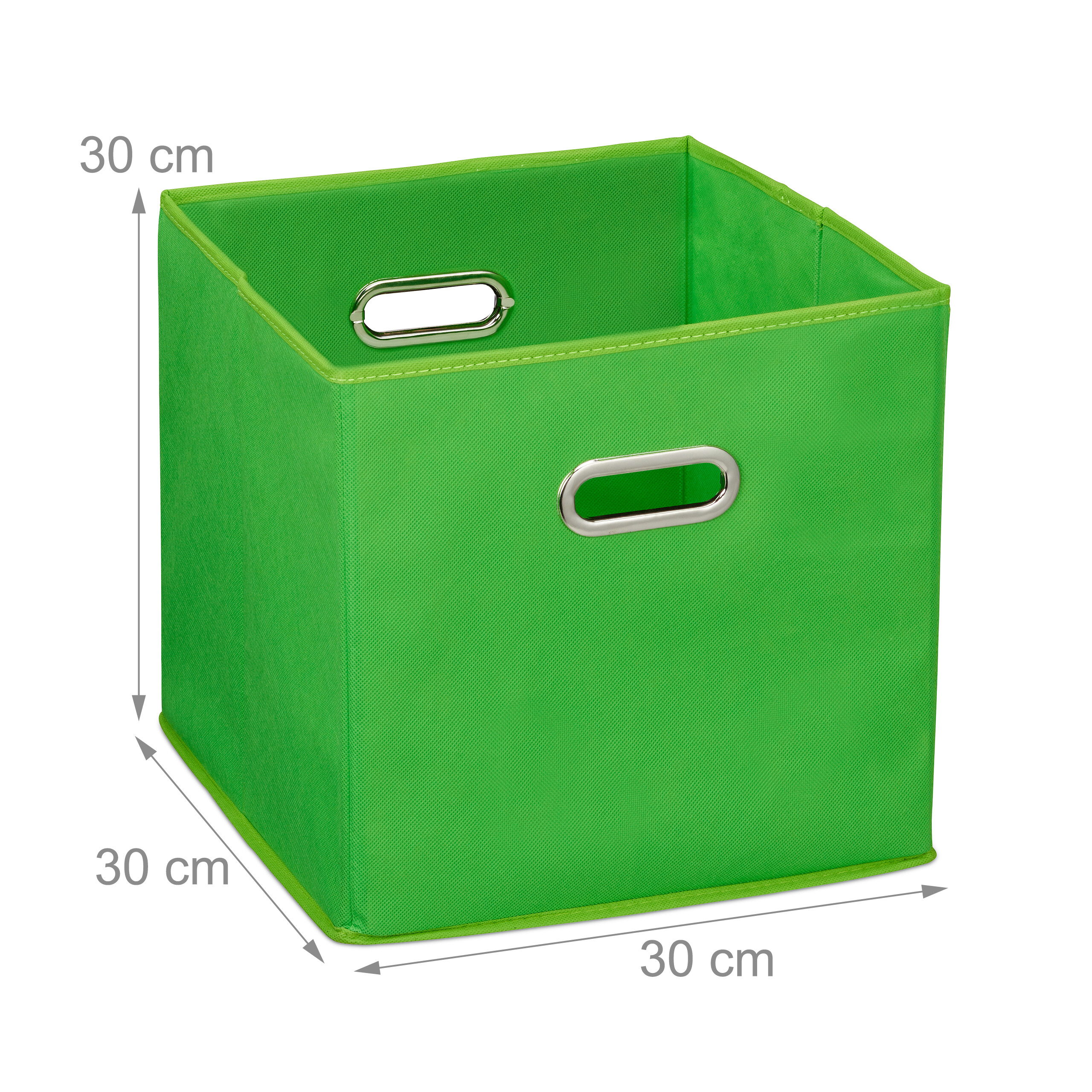 Aufbewahrungsbox 4x Faltkiste 30x30x30cm Schrankbox faltbar Stoffbox Regalbox - Bild 34 von 54