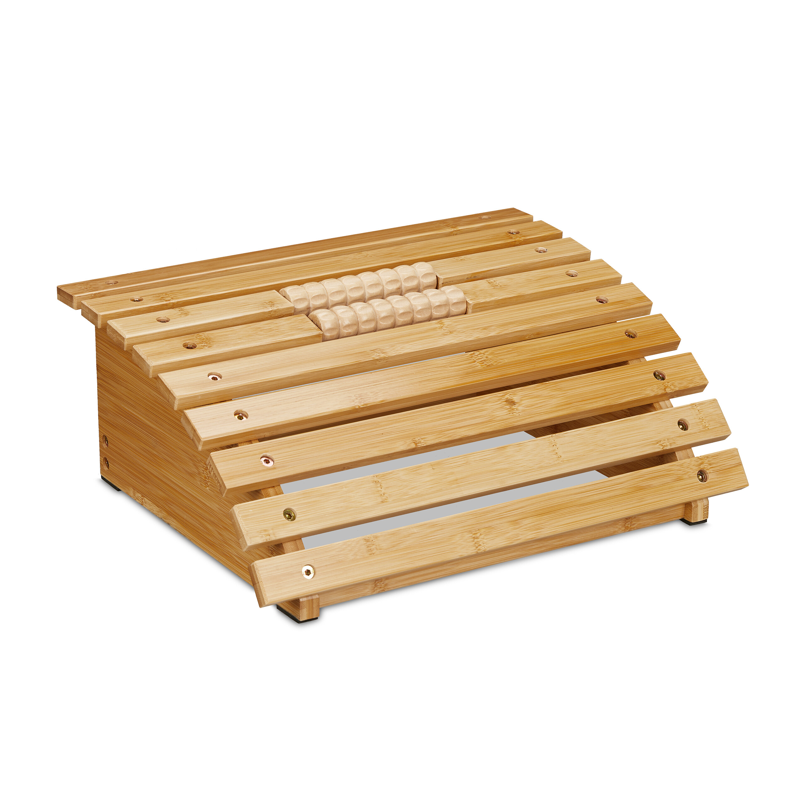 Poggiapiedi Da Scrivania Antiscivolo | Struttura Robusta Fino A 159 Kg | Angolo Regolabile Per Stretching E Relax