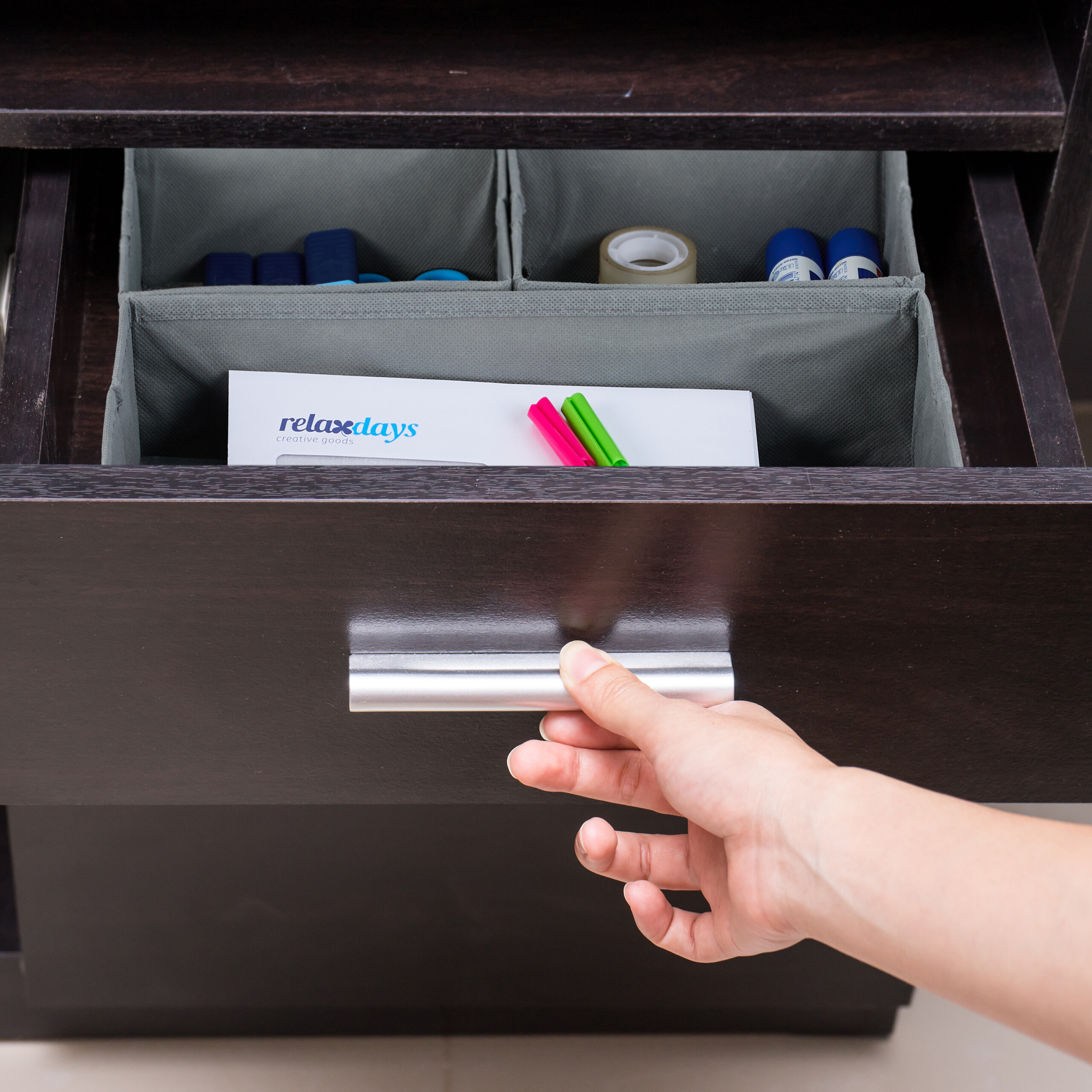 Schubladen Organizer Vlies 4tlg Bad Organizer Ordnungsbox Schminktisch Organizer