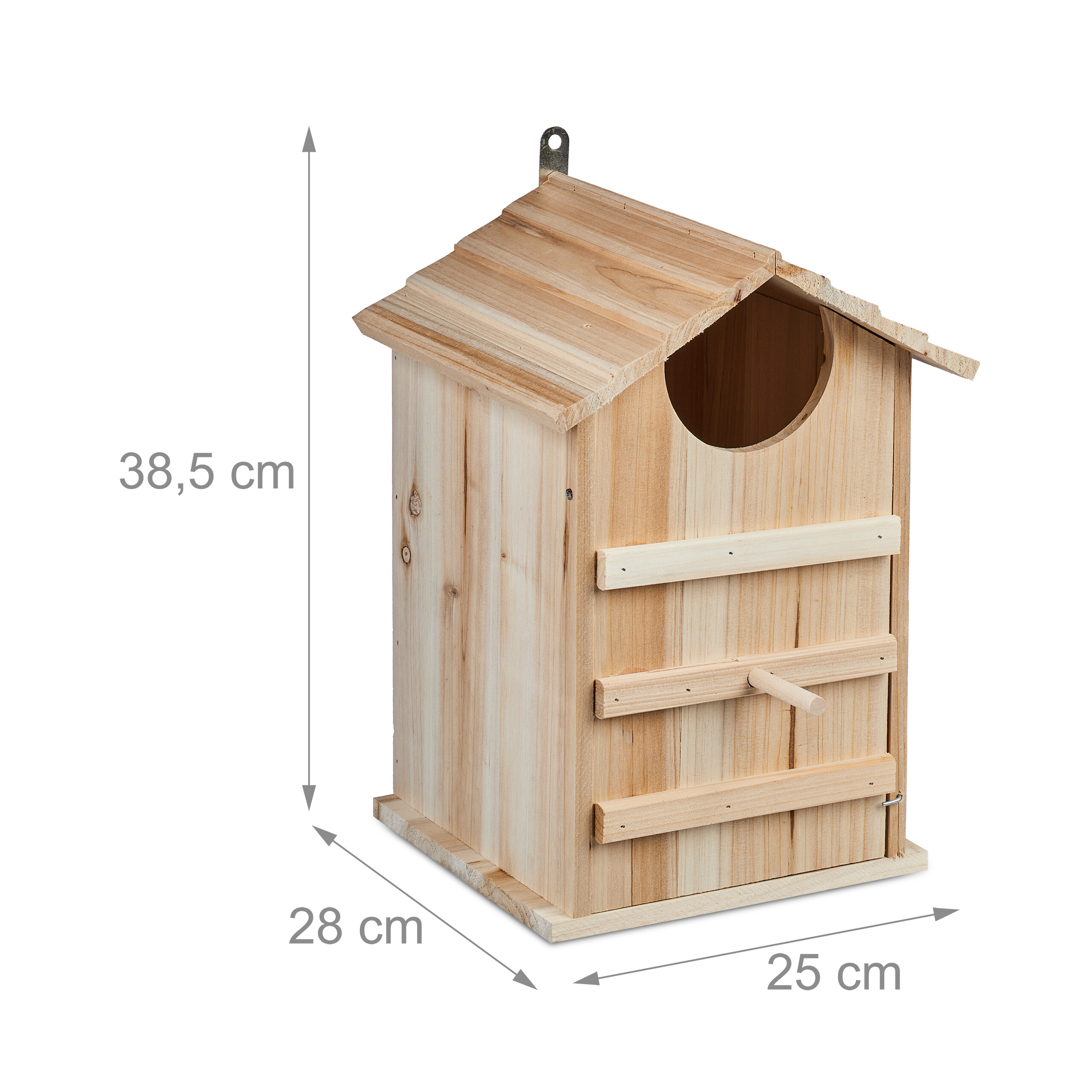 Relaxdays Nichoir d'extérieur pour Oiseaux, Nettoyage | FindTheDeal