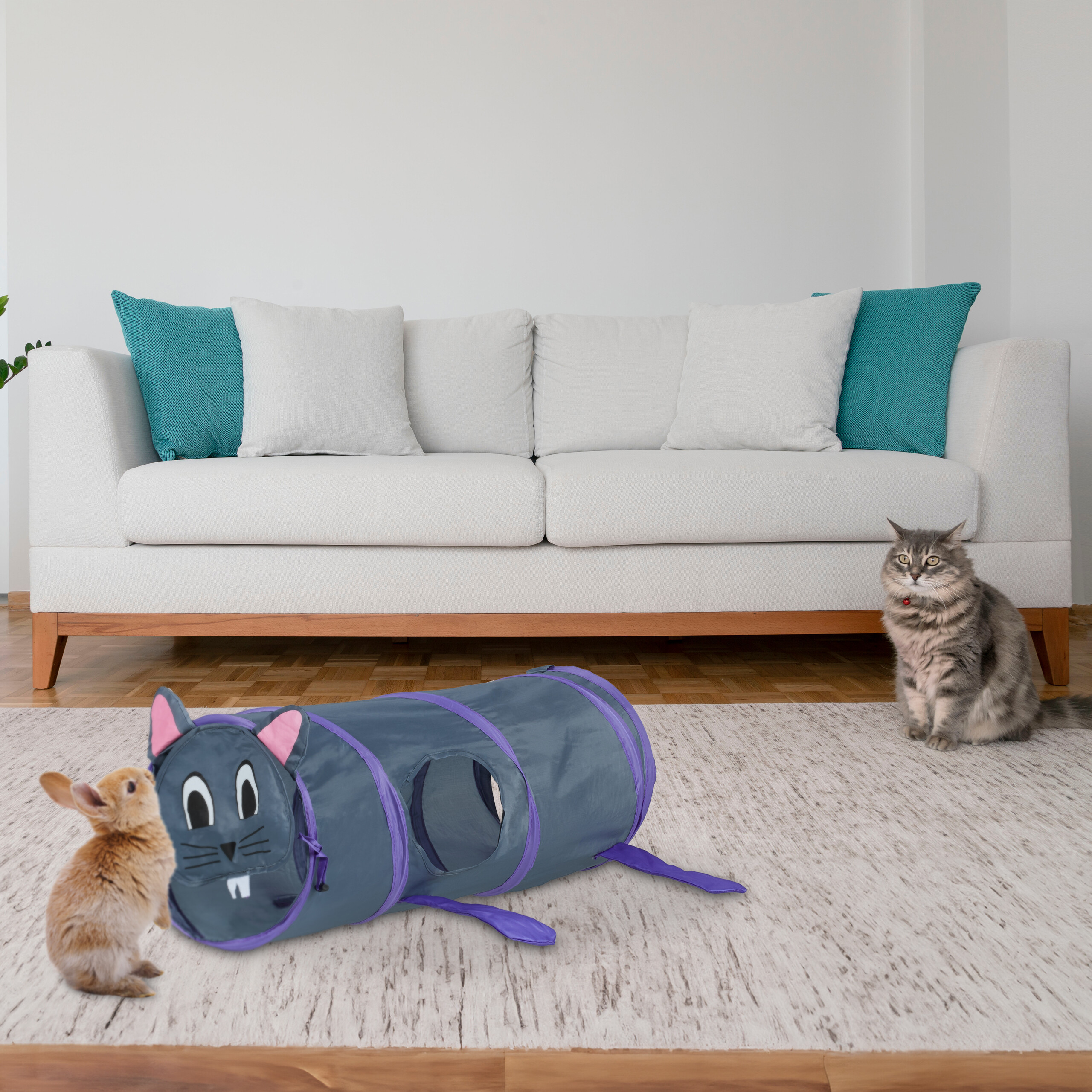 Tunnel Per Gatti 150 G Tunnel Gioco Per Gatti Tubo Interattivo Per Animali