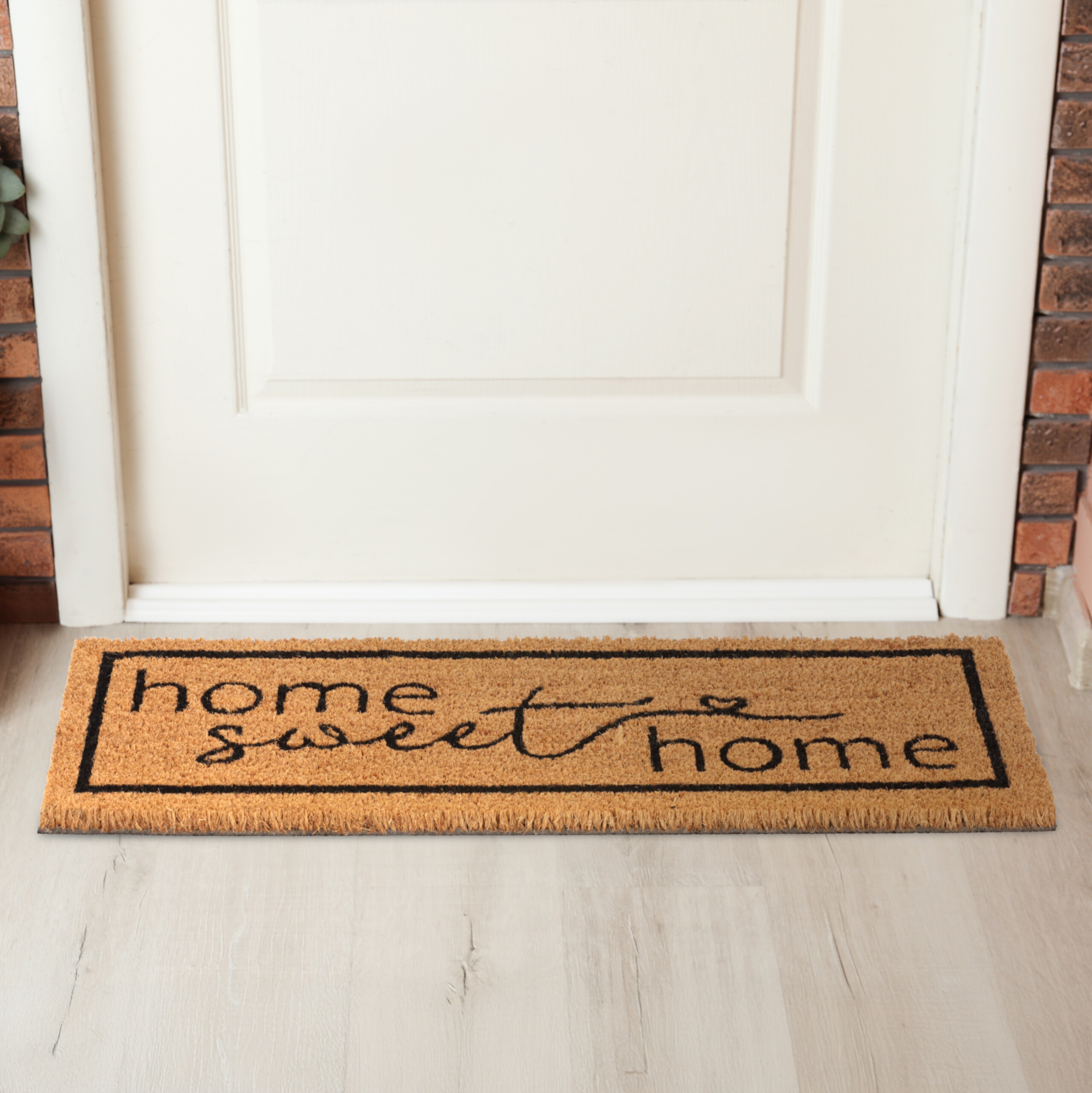 Zerbino In Fibra Di Cocco Relaxdays - 75x25 Cm Con Stelle, Per Interno
