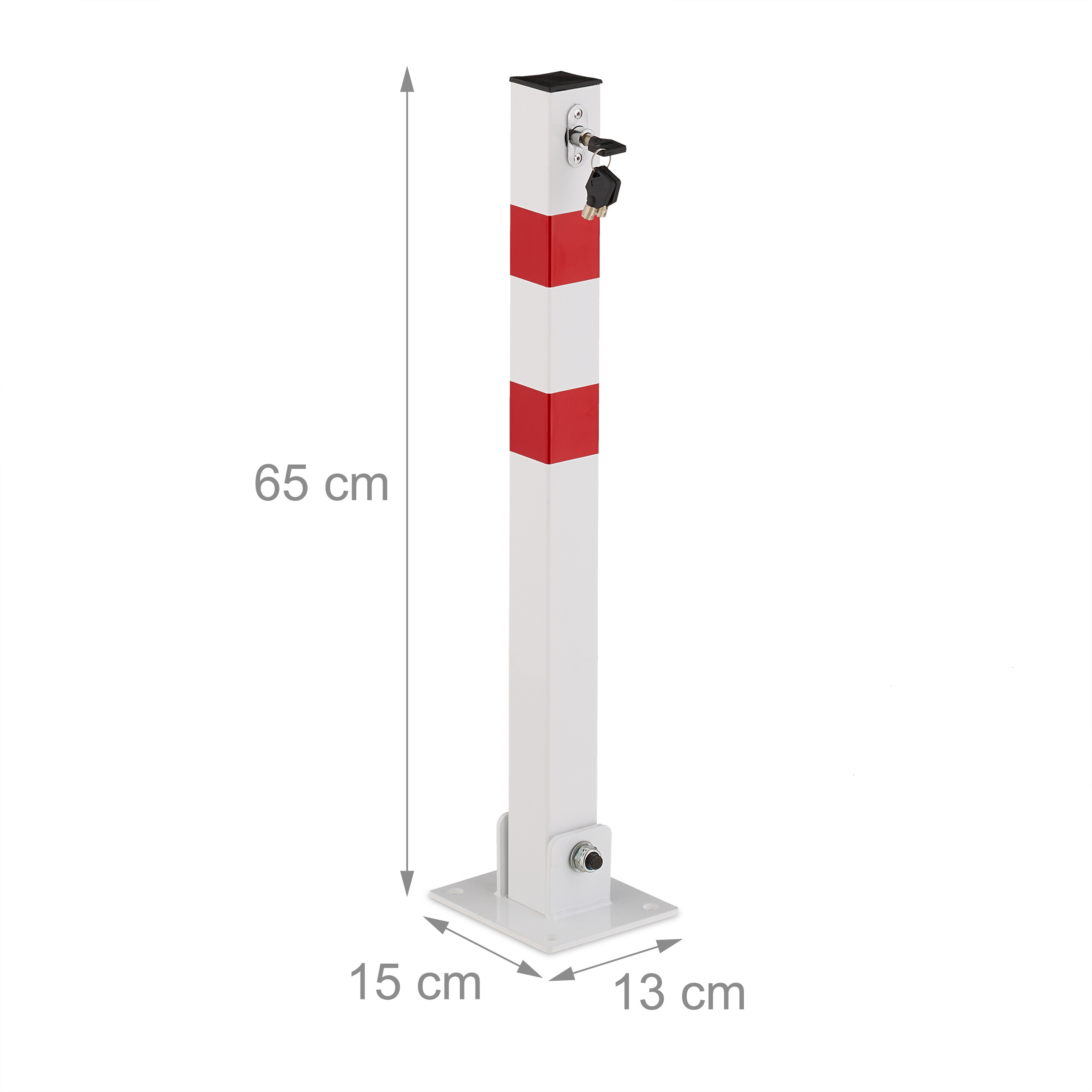 Absperrpfosten Parkplatzsperre Parkpfosten Pfosten Parkplatz Absperrung klappbar - Bild 14 von 18