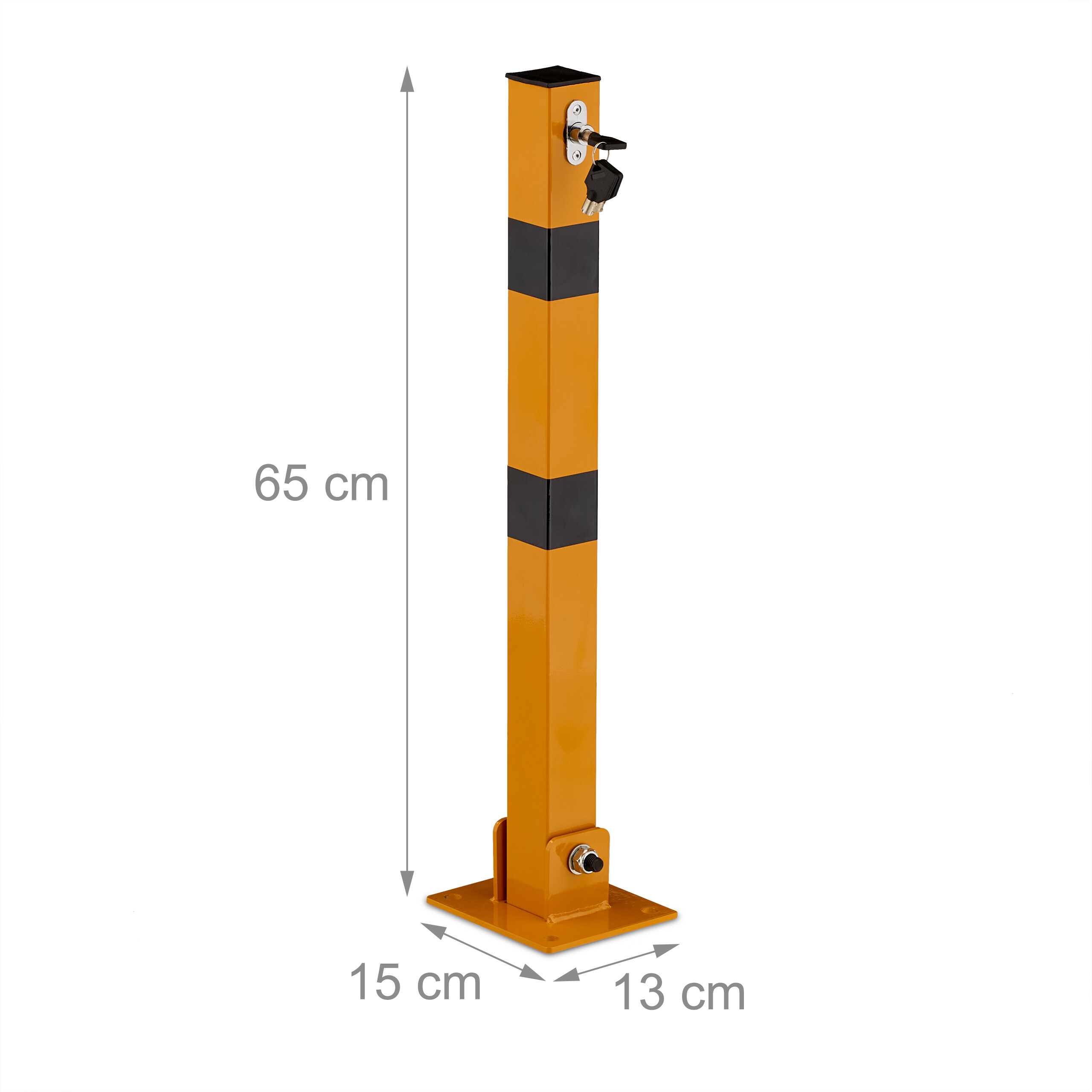 Absperrpfosten Parkplatzsperre Parkpfosten Pfosten Parkplatz Absperrung klappbar - Bild 6 von 18