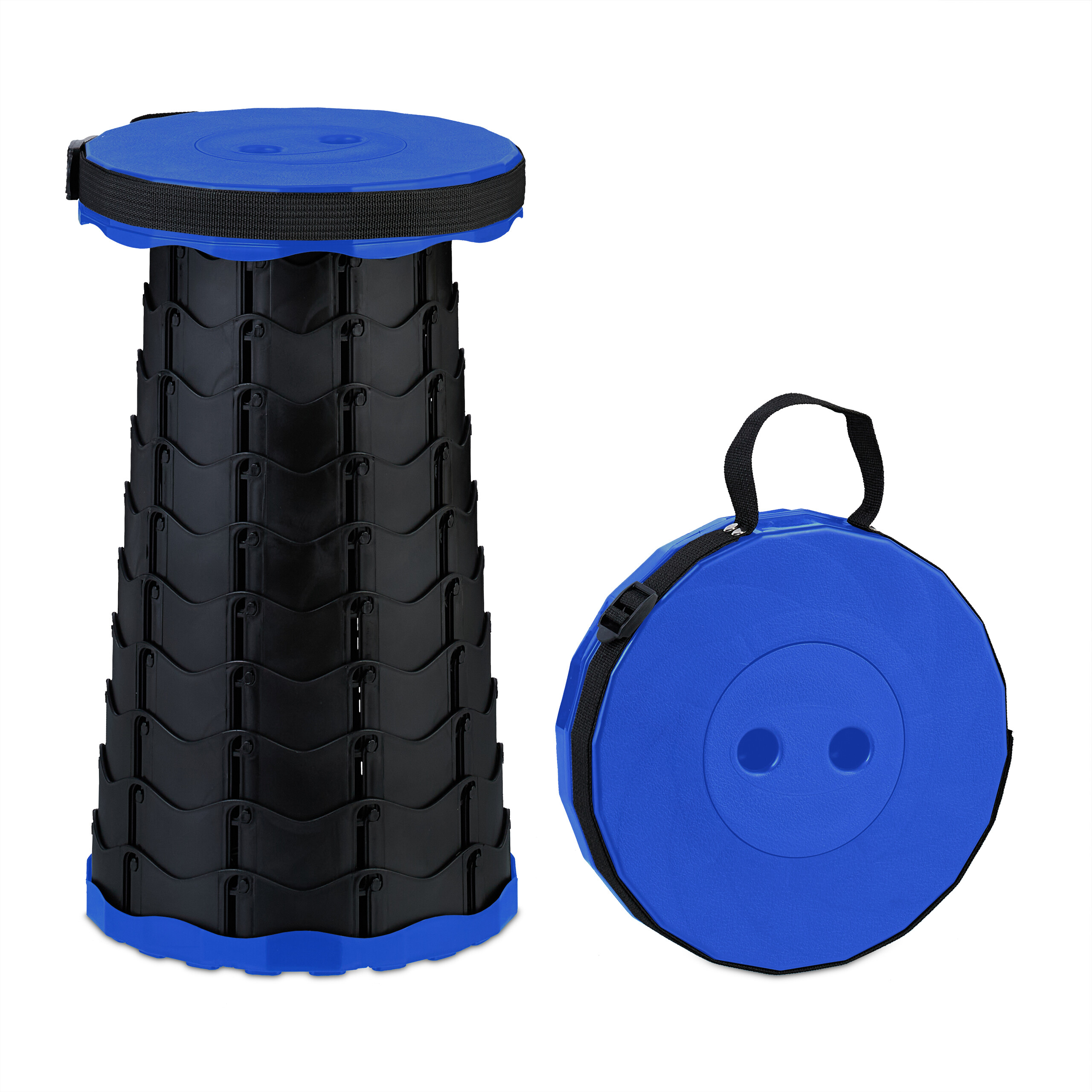 Teleskophocker Teleskopstuhl Klapphocker Ausziehhocker Campinghocker faltbar - Bild 38 von 45