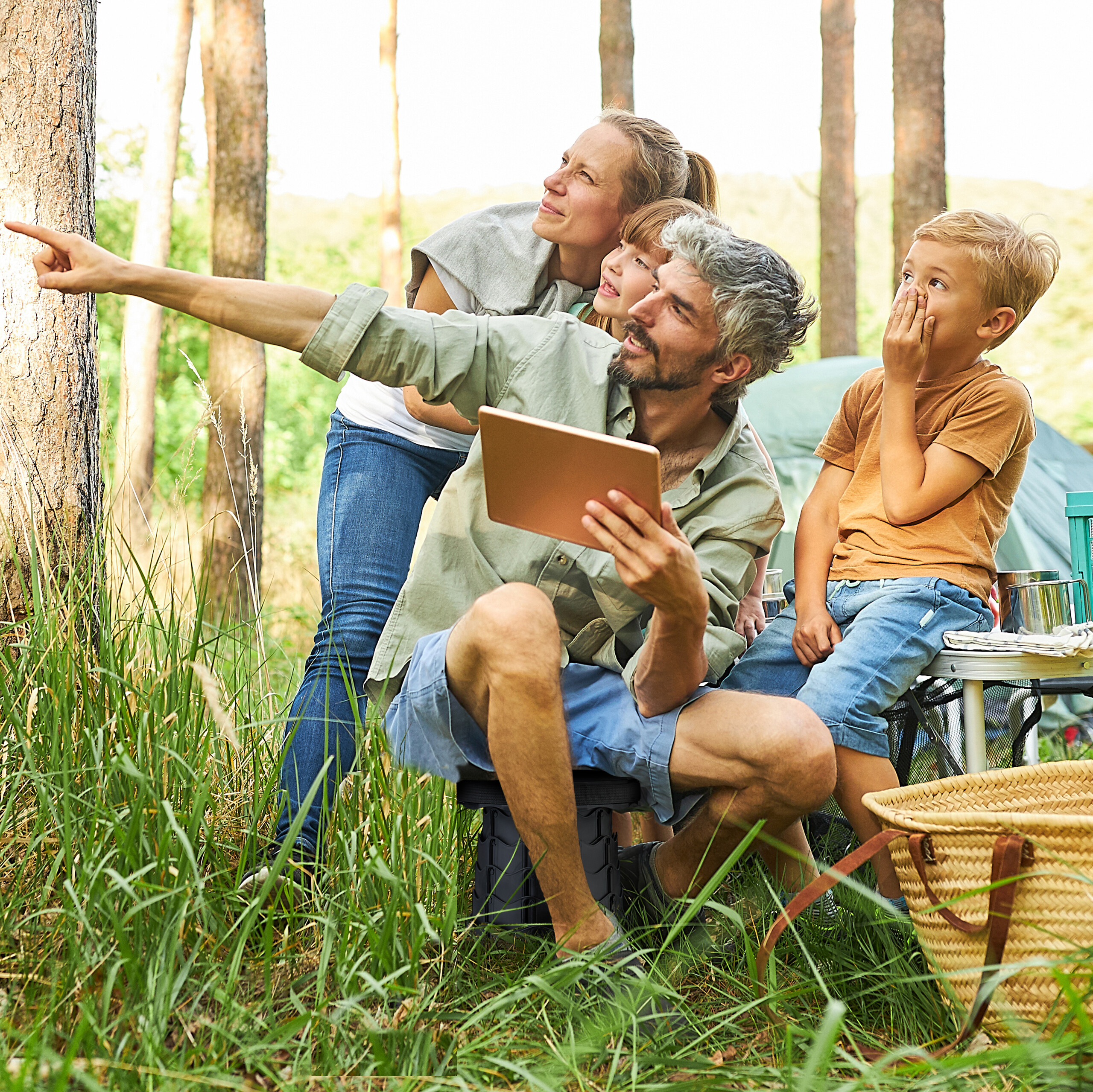Teleskophocker Teleskopstuhl Klapphocker Ausziehhocker Campinghocker faltbar - Bild 7 von 45
