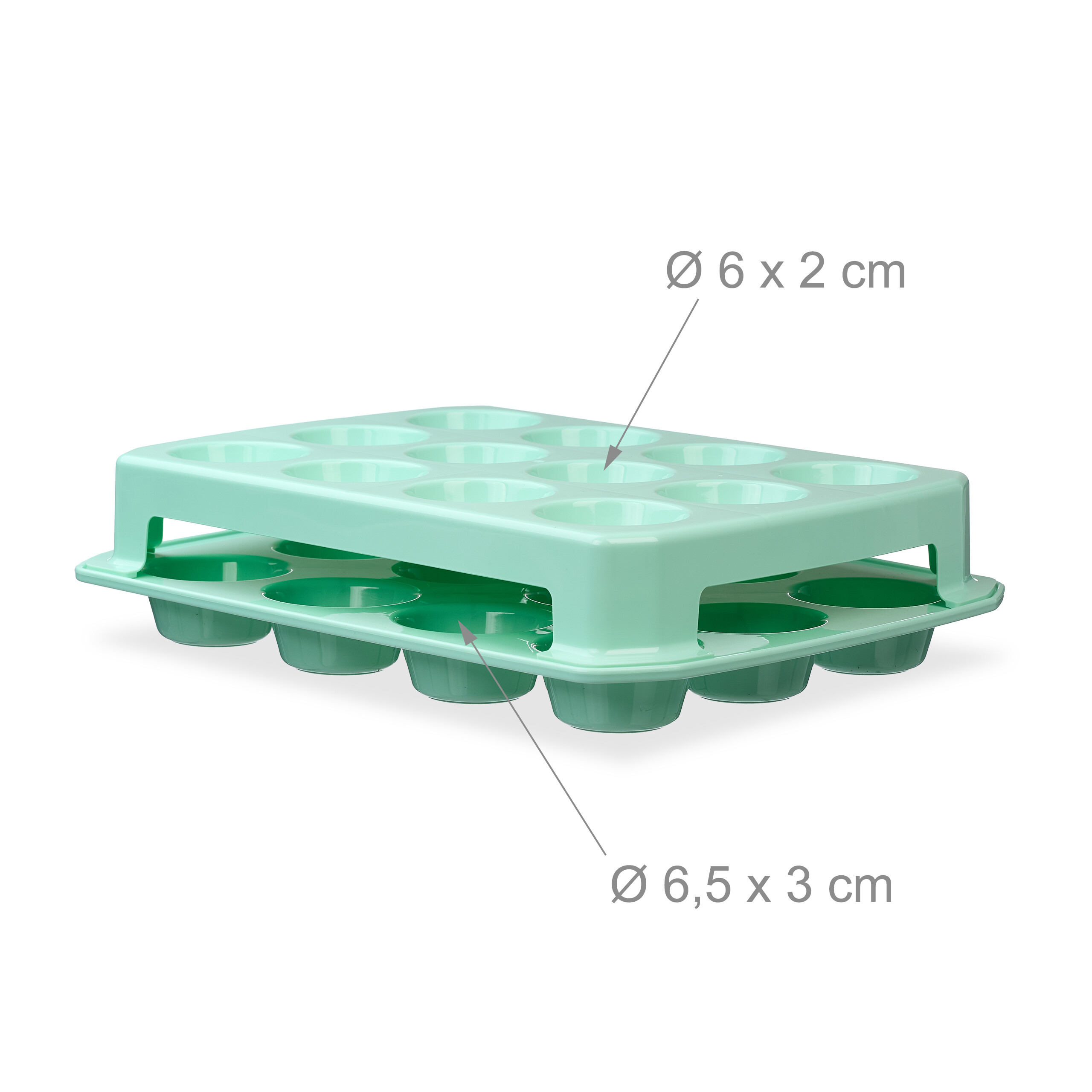 Muffin Transportbox Kuchencontainer Kuchenbox Partybutler Cupcake Box 24 Stück
