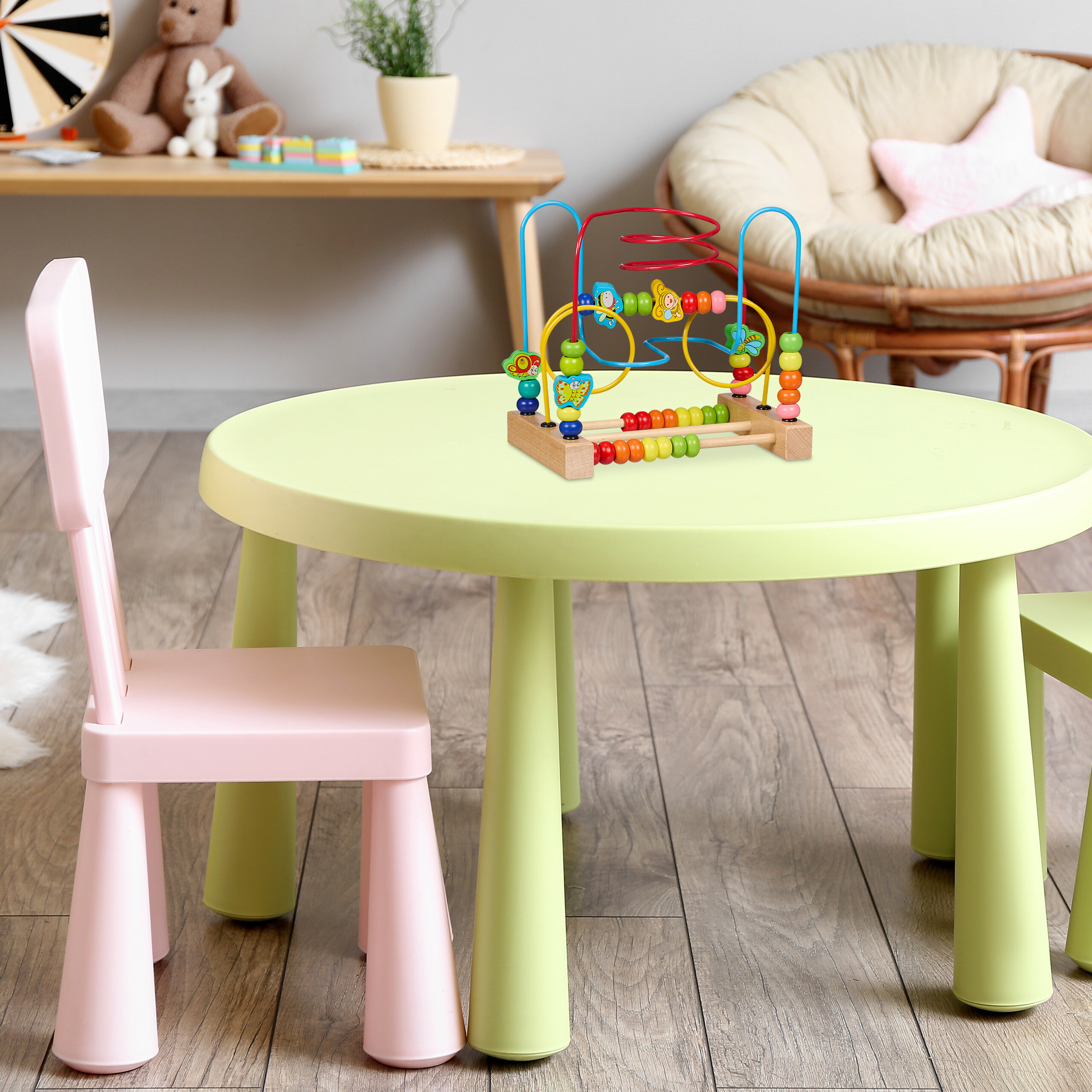 Motorikschleife Motorikspielzeug Holzspielzeug Holzmotorikspielzeug Kinder Holz - Bild 21 von 24