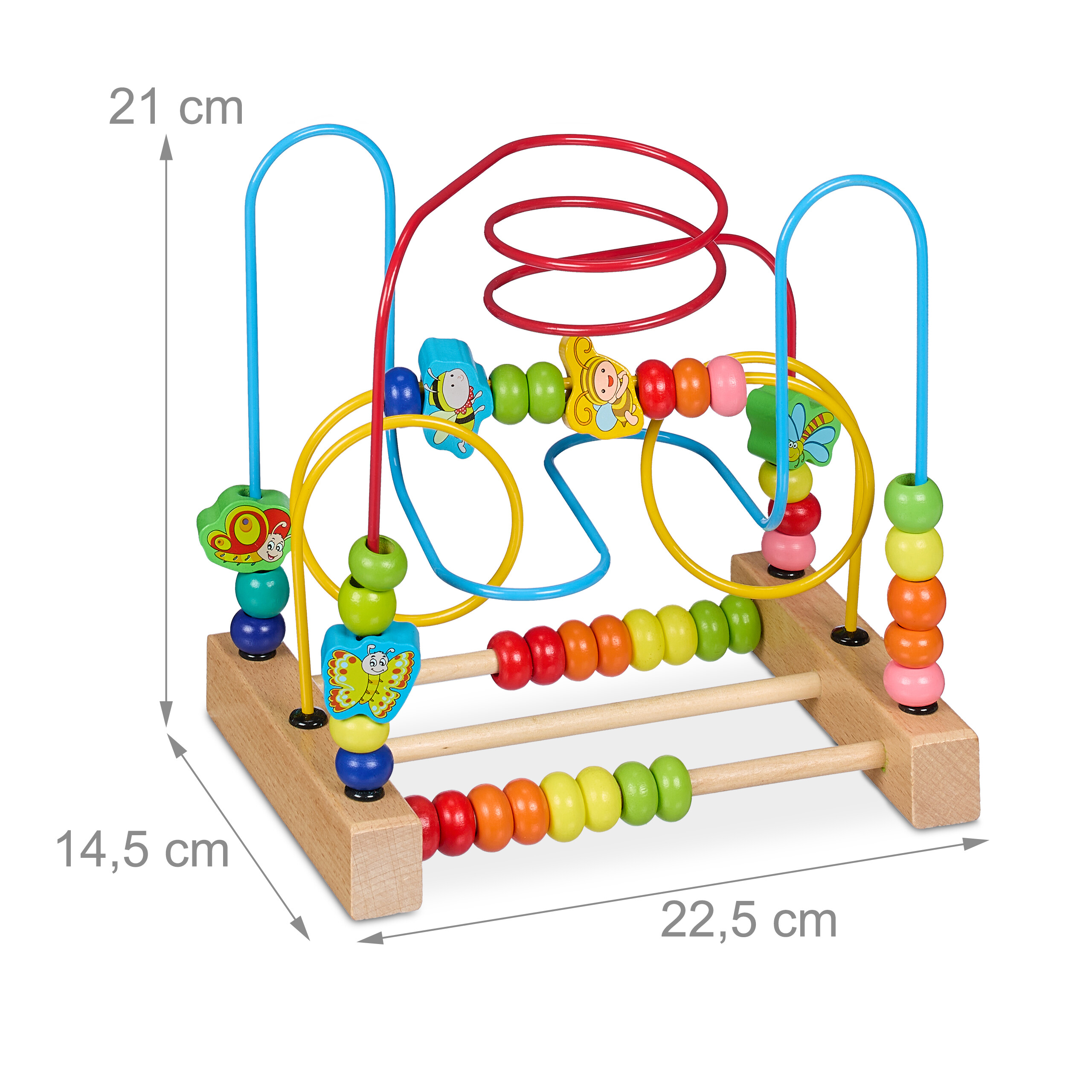 Motorikschleife Motorikspielzeug Holzspielzeug Holzmotorikspielzeug Kinder Holz - Bild 23 von 24