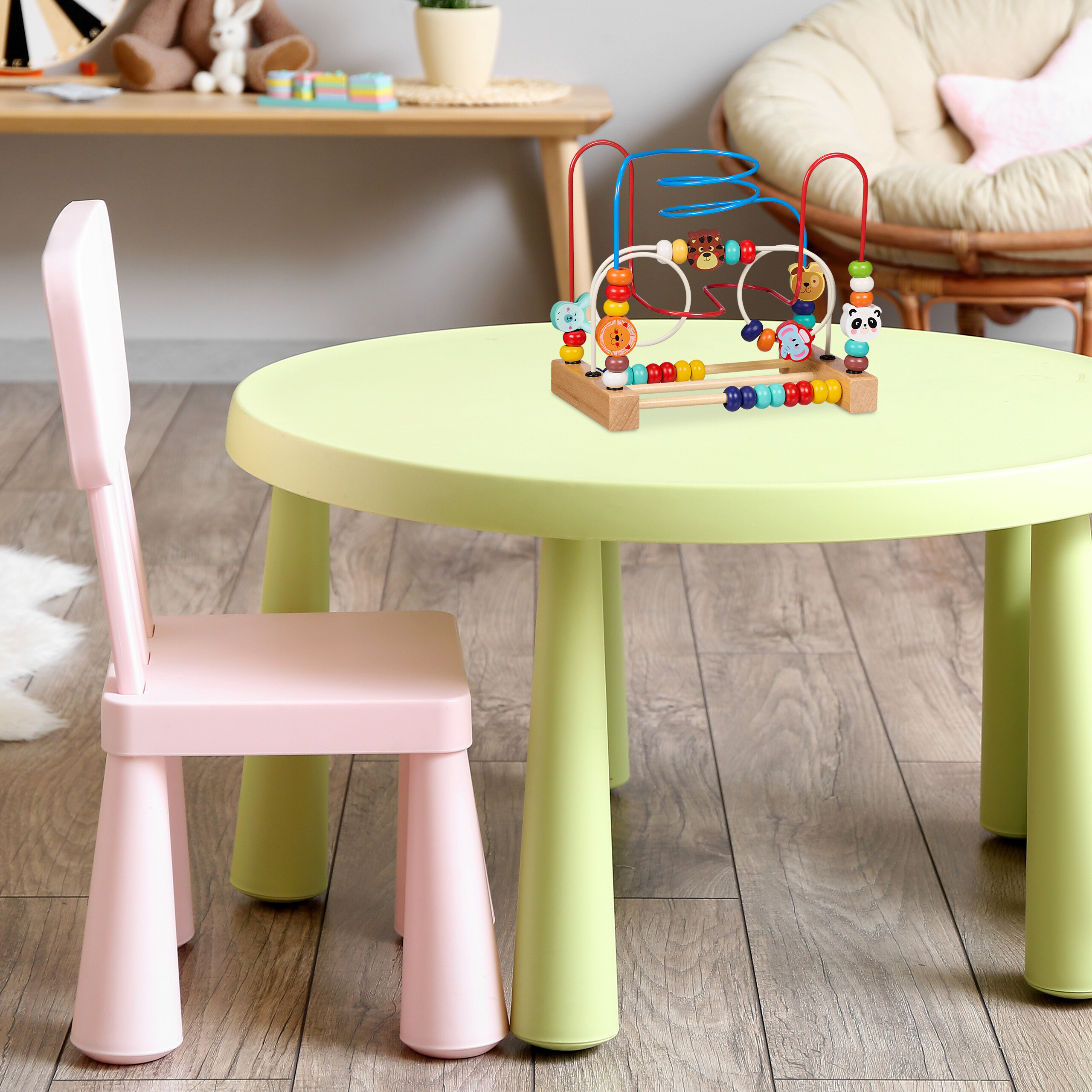 Motorikschleife Motorikspielzeug Holzspielzeug Holzmotorikspielzeug Kinder Holz - Bild 16 von 24