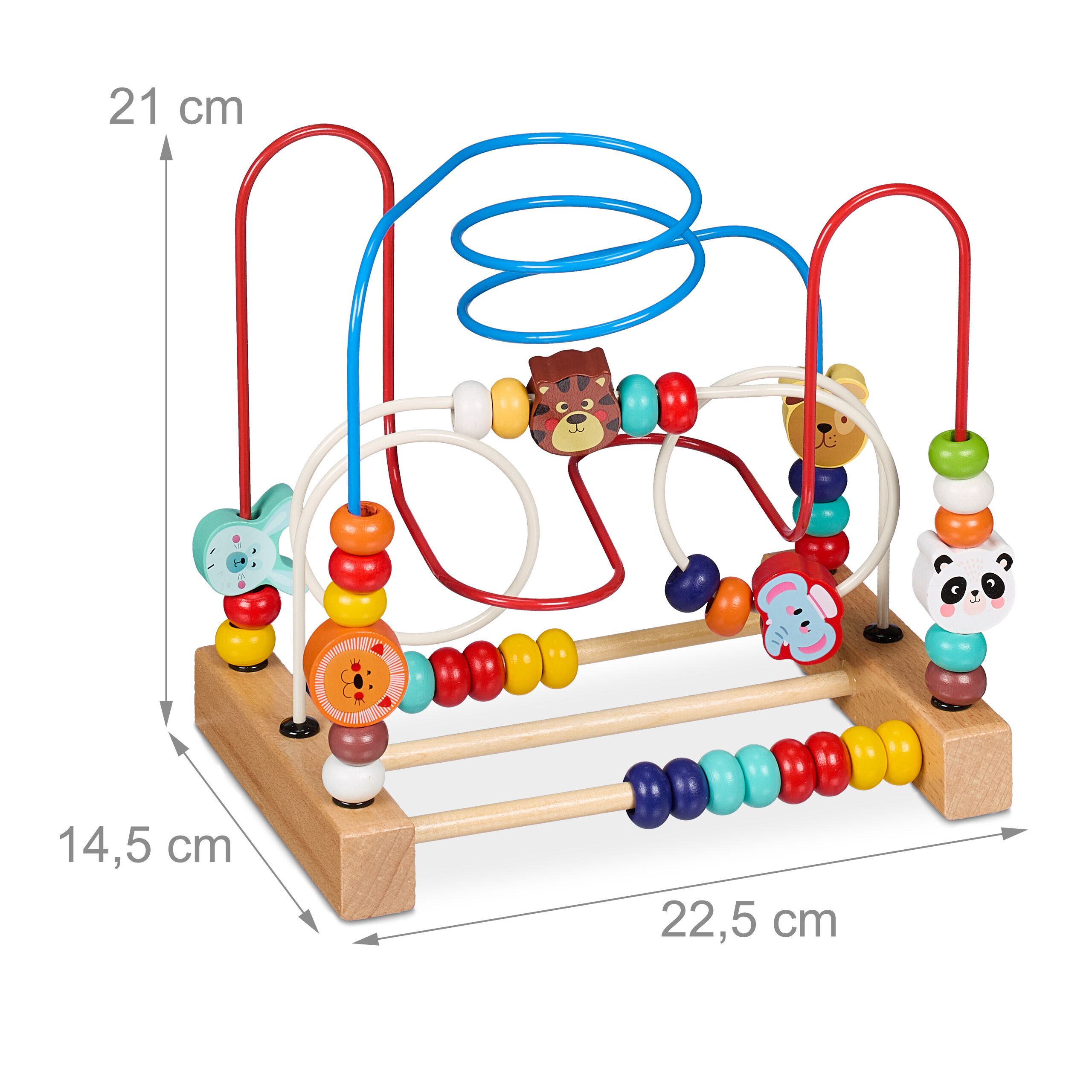 Motorikschleife Motorikspielzeug Holzspielzeug Holzmotorikspielzeug Kinder Holz - Bild 18 von 24