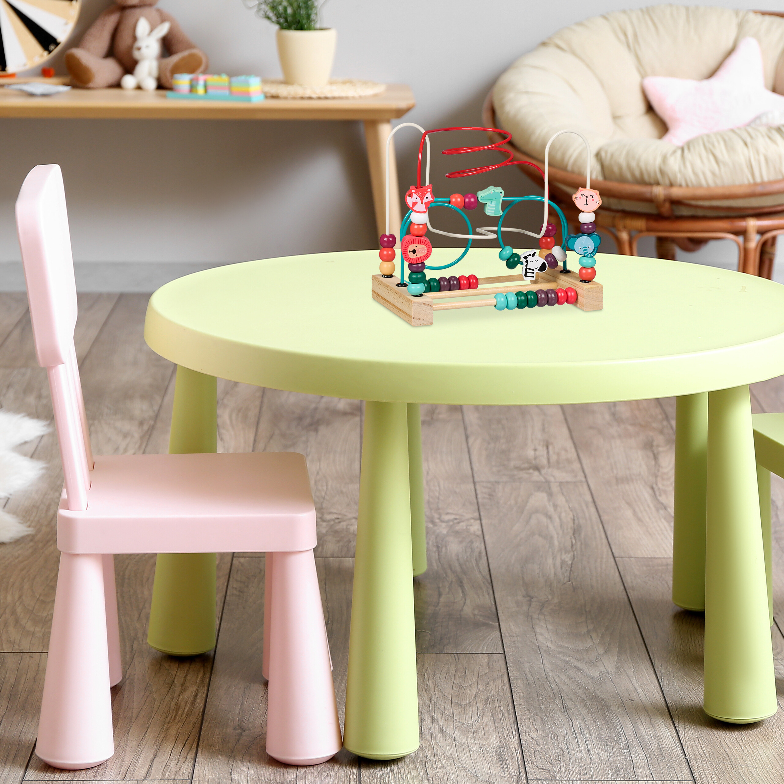 Motorikschleife Motorikspielzeug Holzspielzeug Holzmotorikspielzeug Kinder Holz - Bild 11 von 24