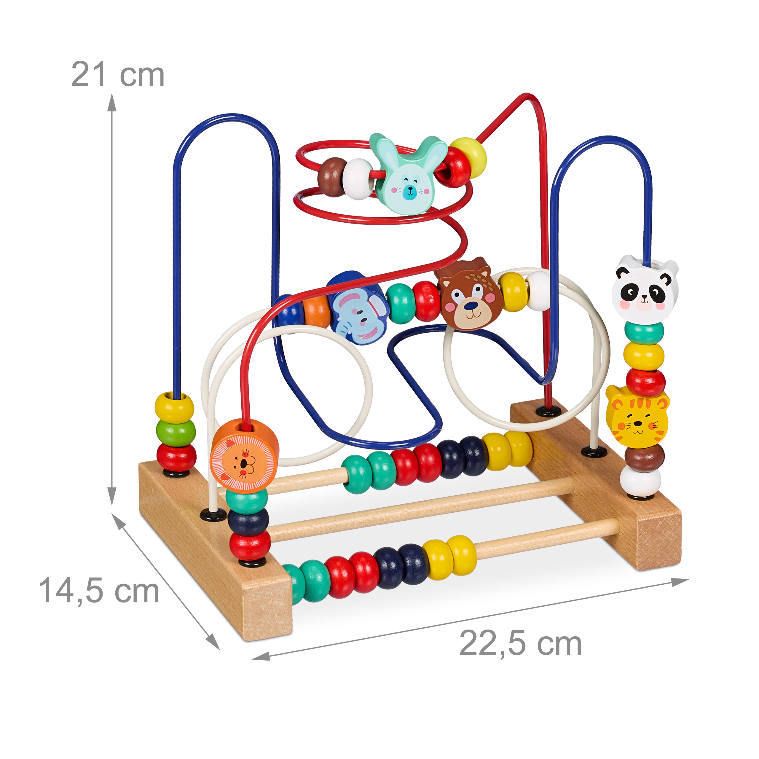 Motorikschleife Motorikspielzeug Holzspielzeug Holzmotorikspielzeug Kinder Holz - Bild 8 von 24