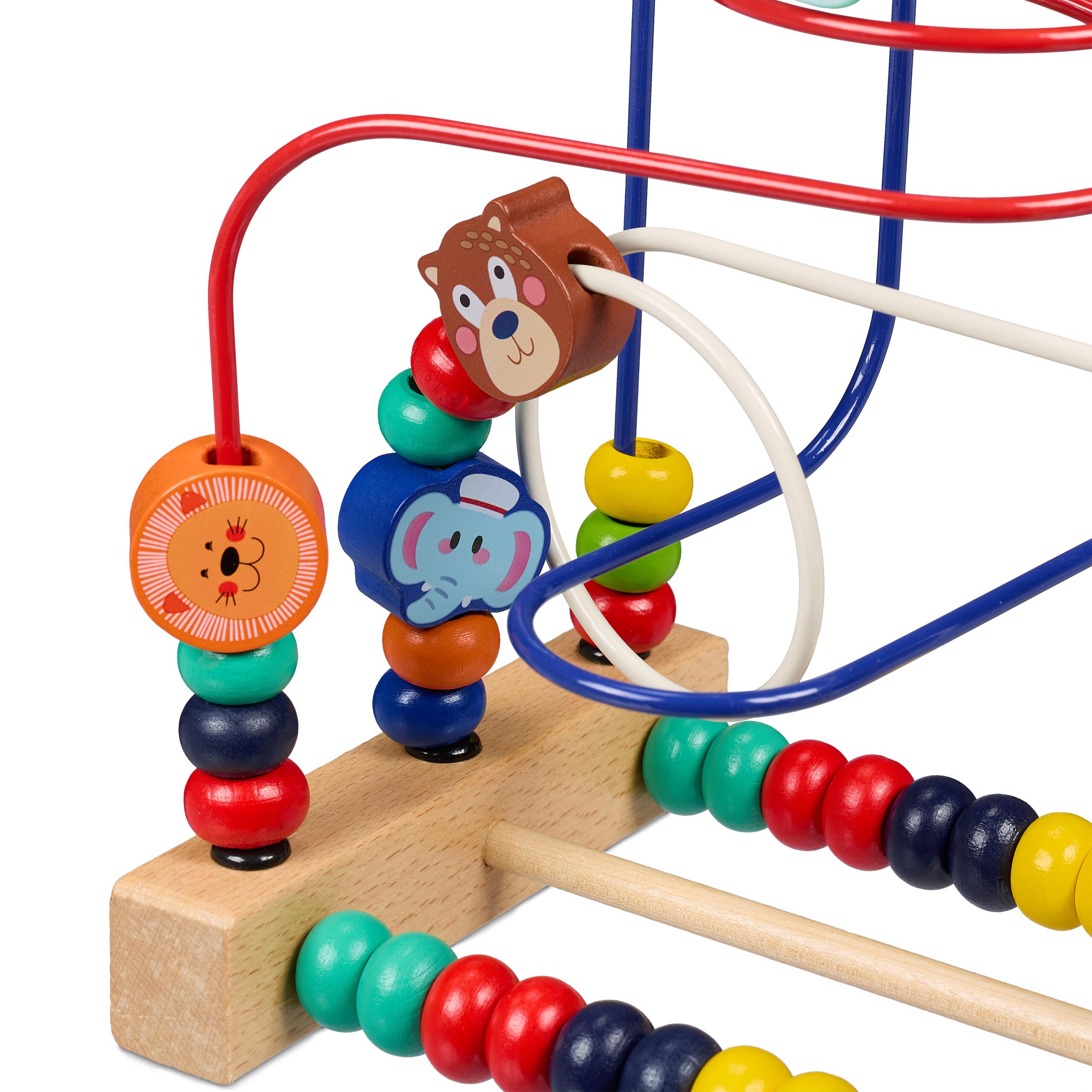 Motorikschleife Motorikspielzeug Holzspielzeug Holzmotorikspielzeug Kinder Holz - Bild 9 von 24