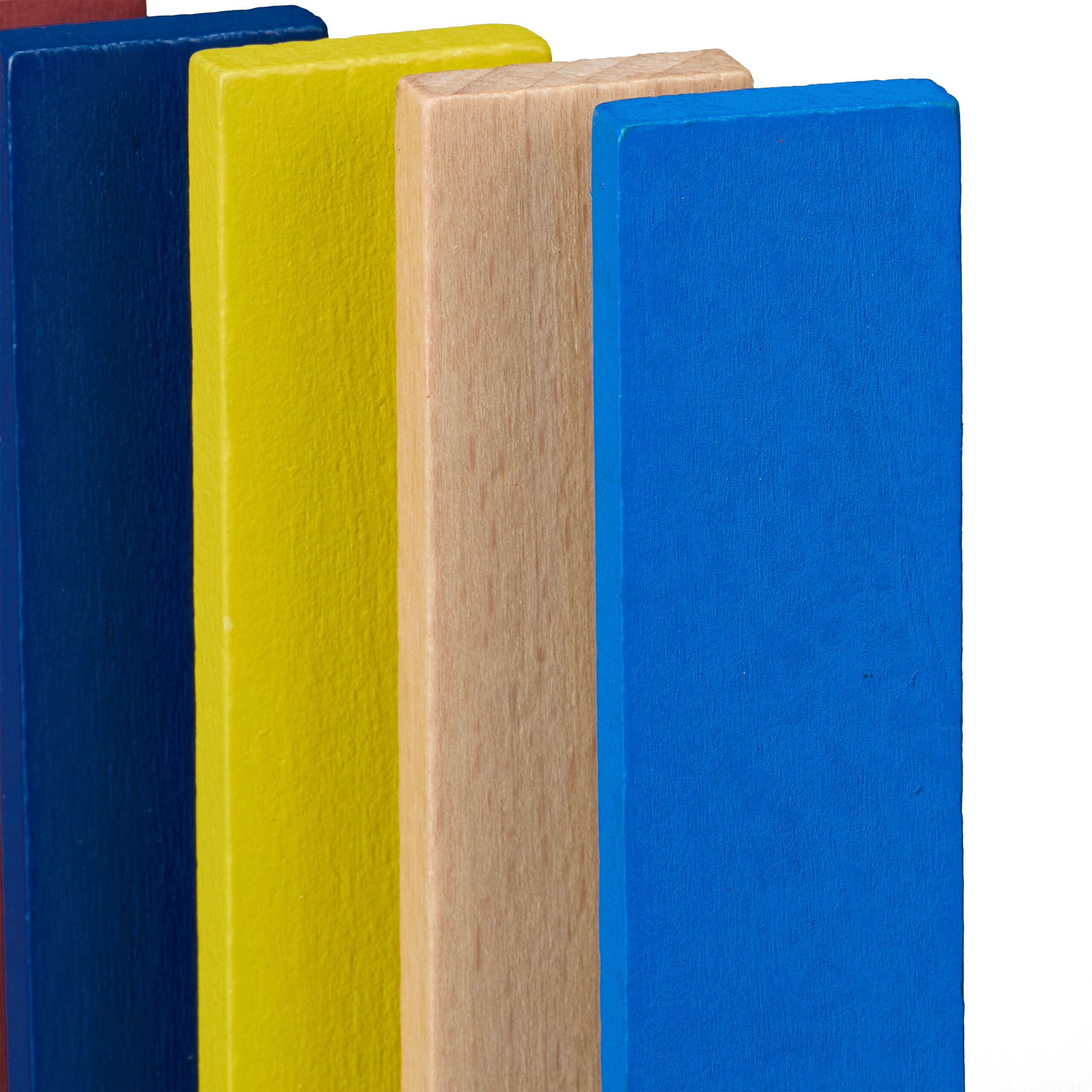 Gioco Legno Bambini 3 Anni 100 Blocchi Costruzione Motricità Mattoncini Impilare - Foto 8 di 17