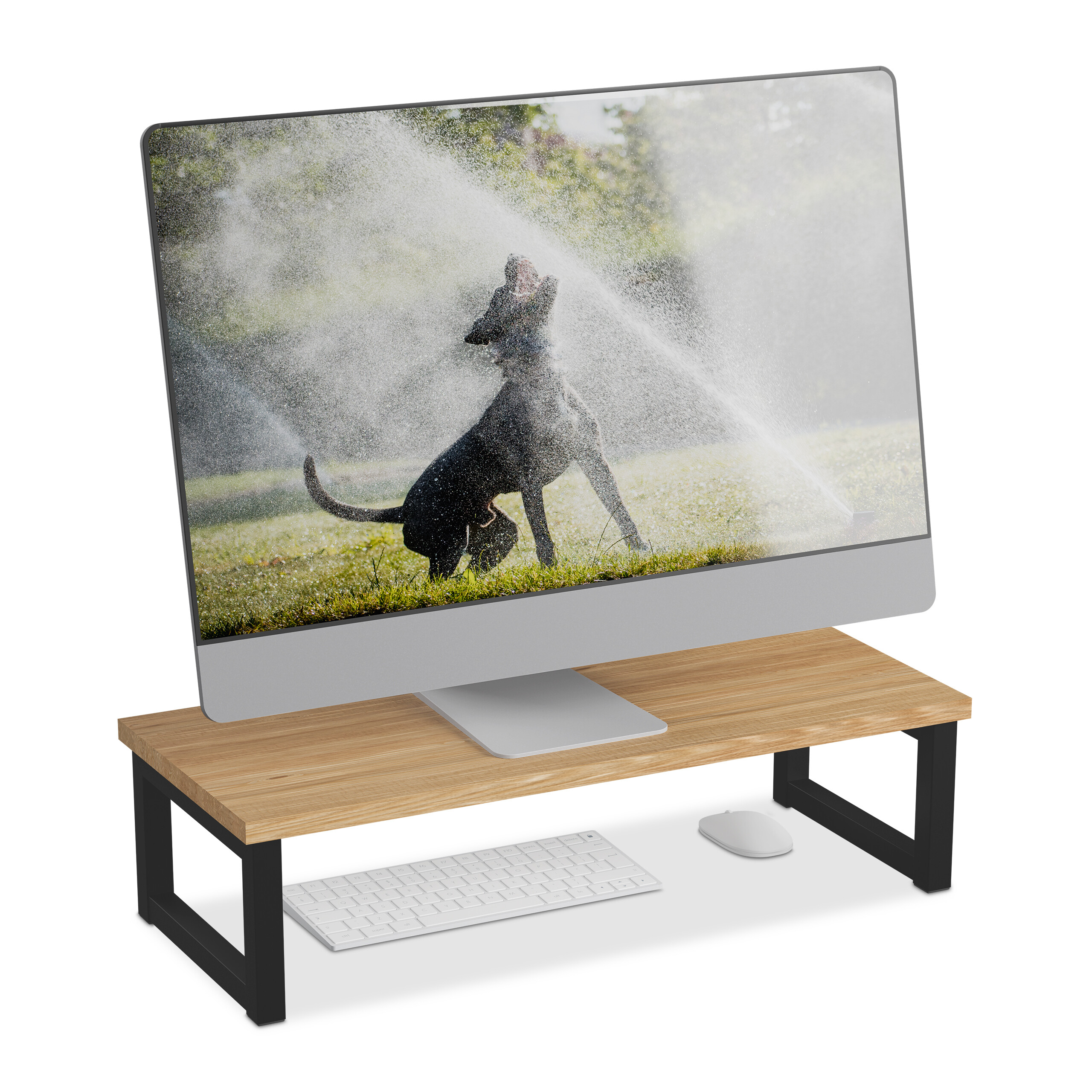Monitorständer Bildschirmerhöhung Monitorerhöhung PC-Ständer Schreibtischaufsatz - Bild 9 von 14