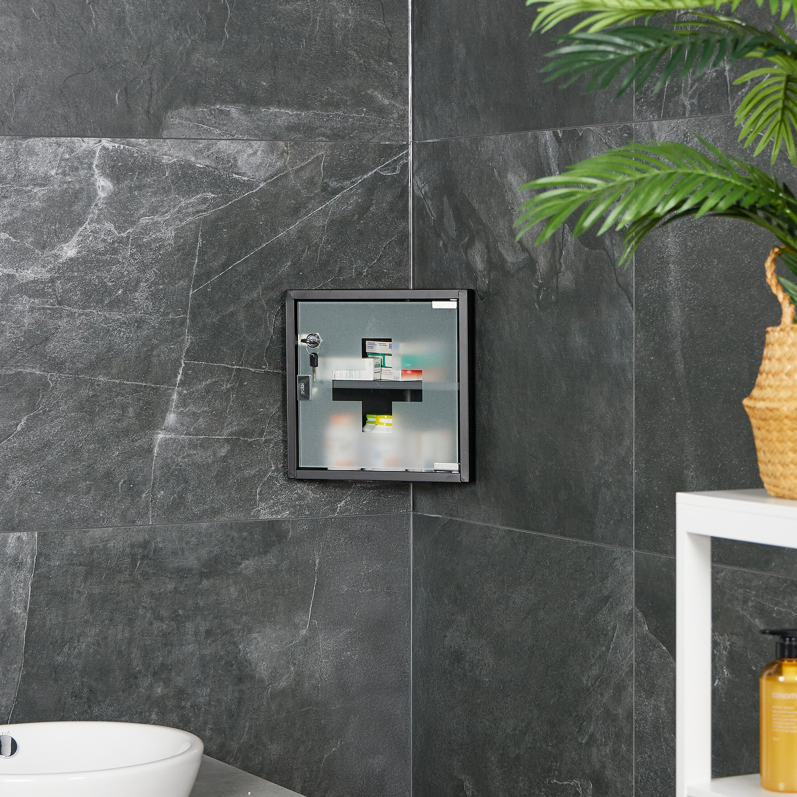 Medizinschrank Apothekerschrank Medikamentenschrank Hausapotheke Arzneischrank - Bild 4 von 20