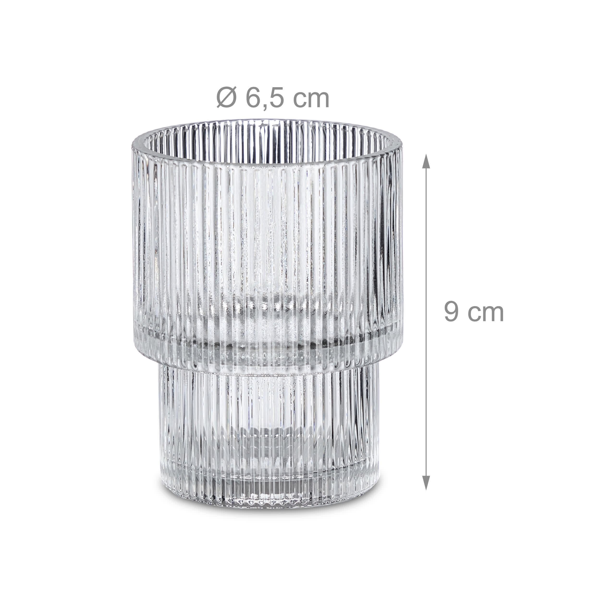 Trinkgläser Retroglas Eiskaffeeglas Longdrinkglas Gläserset Wasserglas 4er Set