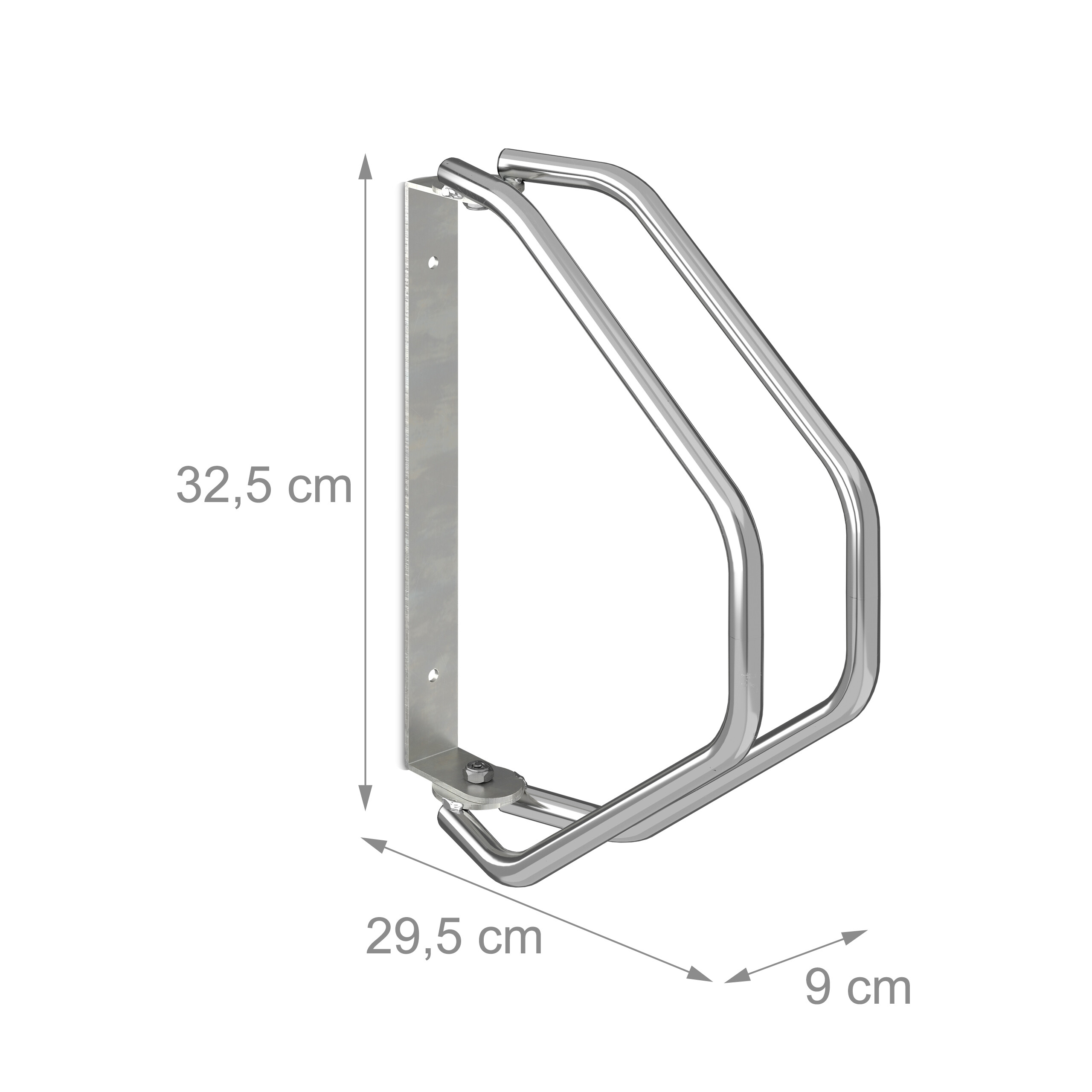 Fahrradständer Einzelparker Fahrradhalter Fahrradparker Fahrradbügel Wandmontage