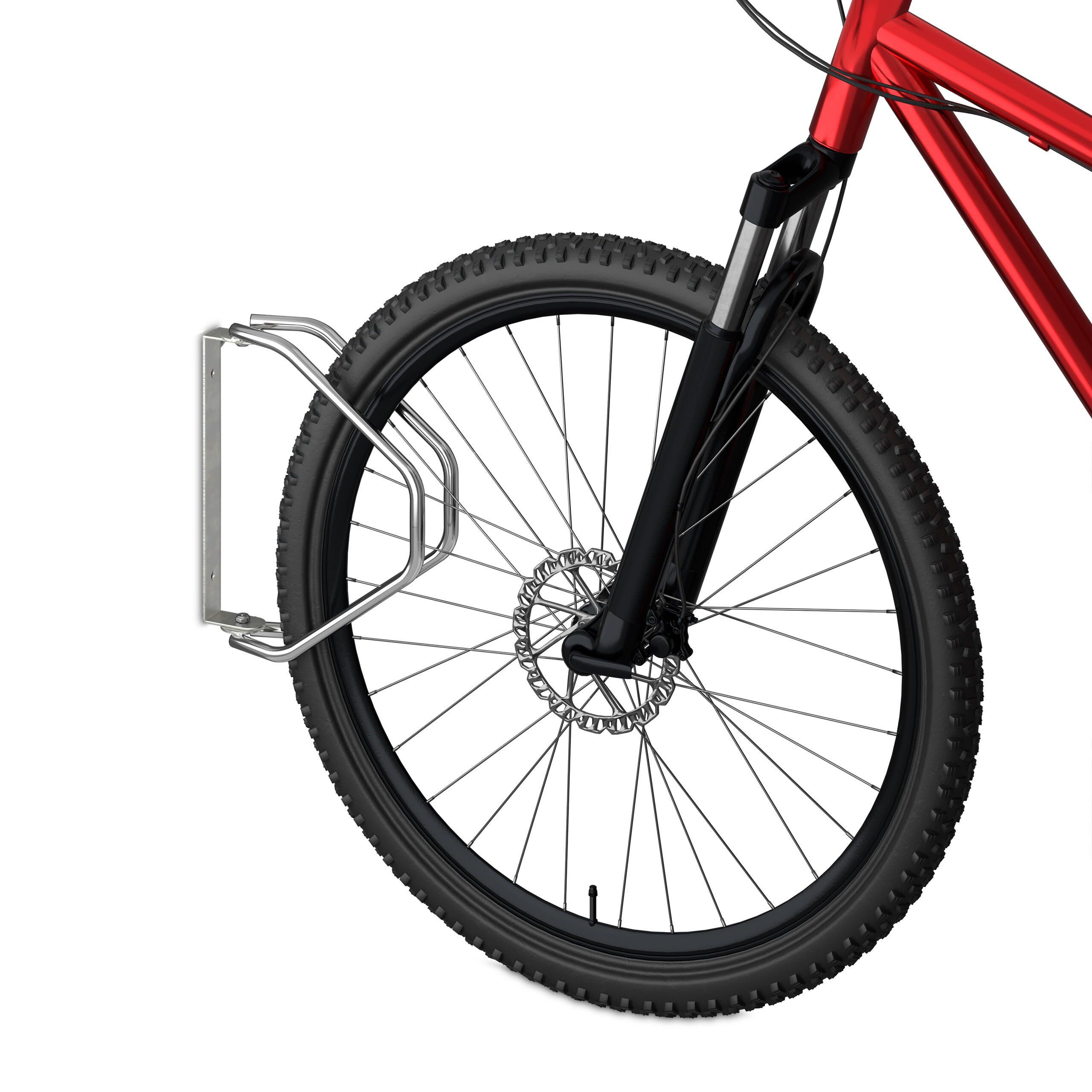Fahrradständer Einzelparker Fahrradhalter Fahrradparker Fahrradbügel Wandmontage