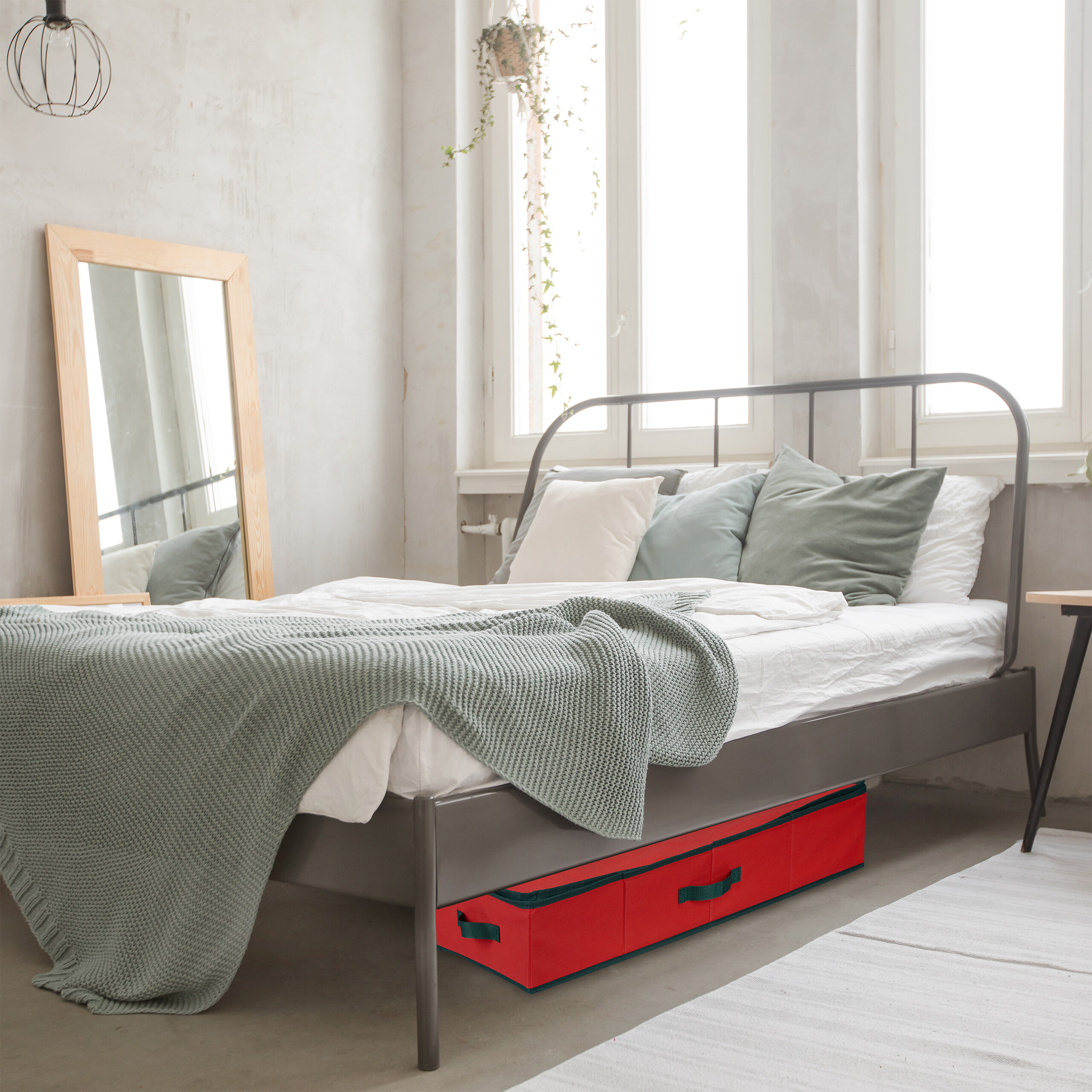 Geschenkpapier Aufbewahrungsbox Geschenkpapierorganizer Geschenkpapierbox rot