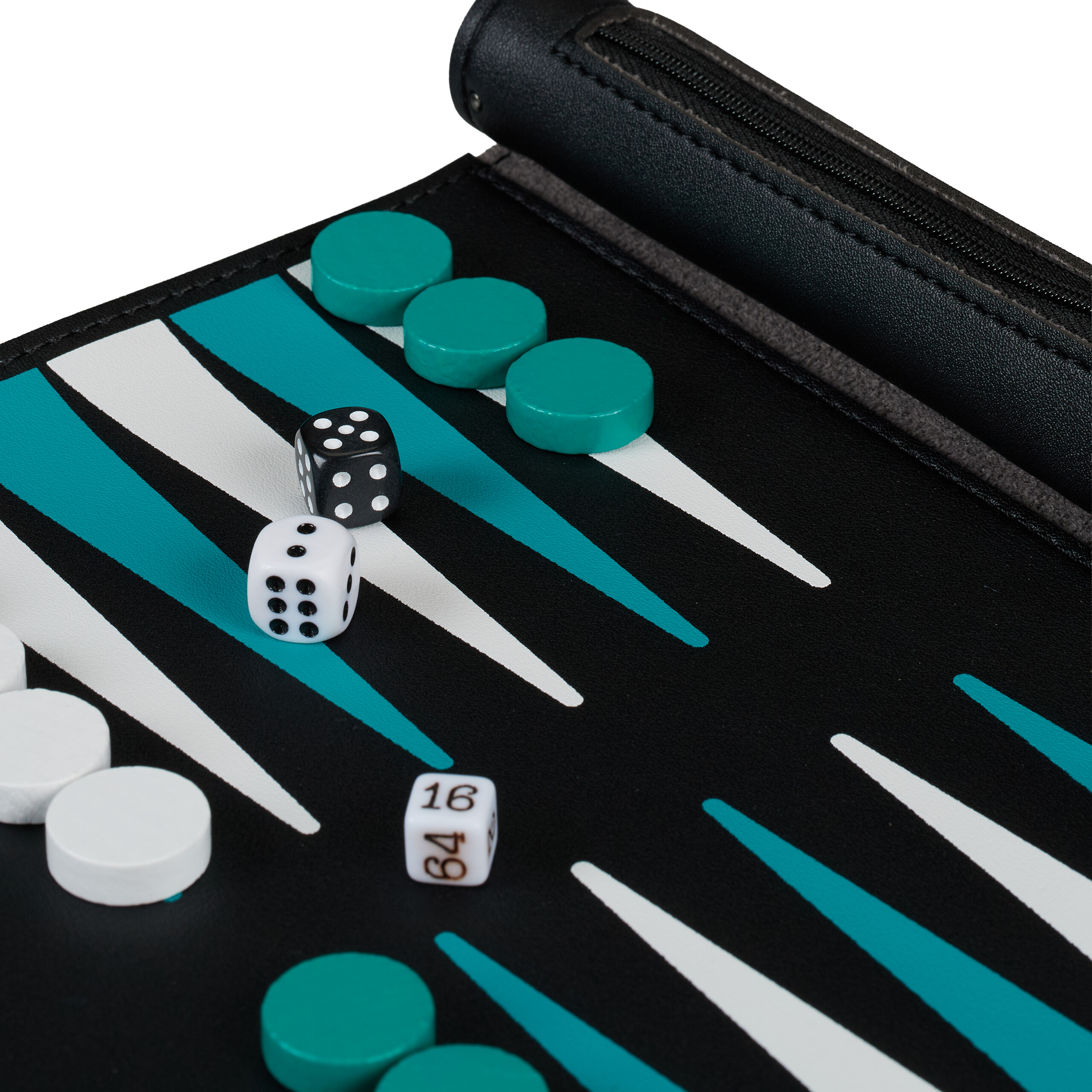 Backgammon zum Aufrollen Brettspiele Reise-Backgammon Reisespiel Tavla Spiel