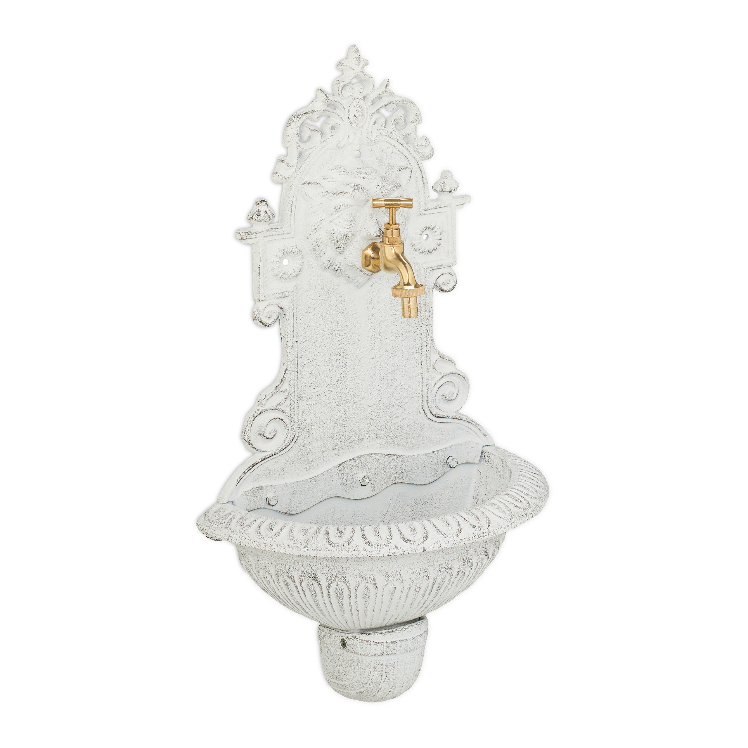 Wall Mounted Fountain Outdoor Sink Fountain Gargoyle Water Tap Garden Fountain - Picture 3 of 18
