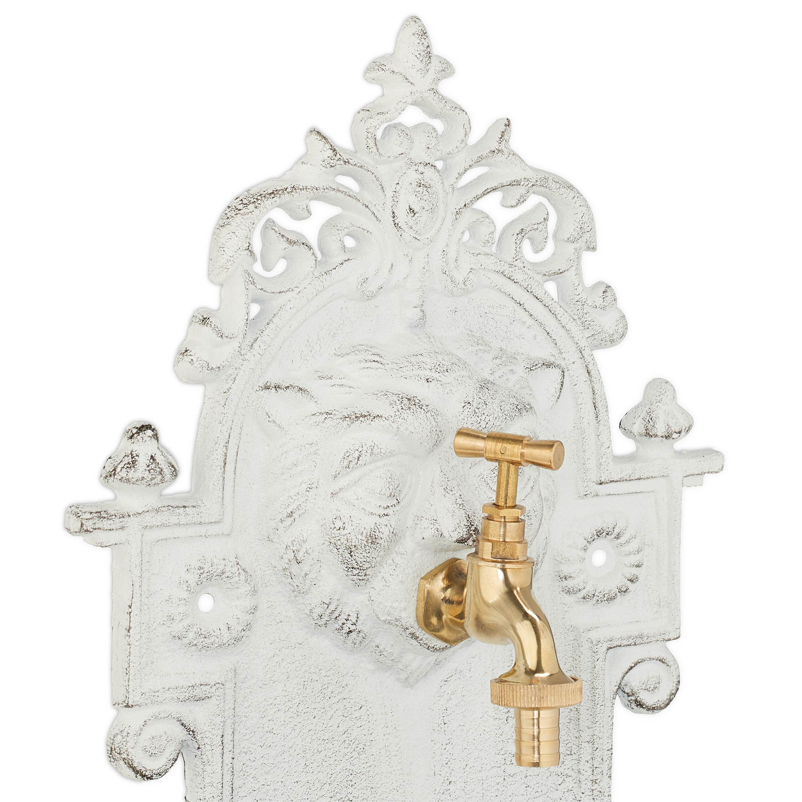 Wall Mounted Fountain Outdoor Sink Fountain Gargoyle Water Tap Garden Fountain - Picture 7 of 18