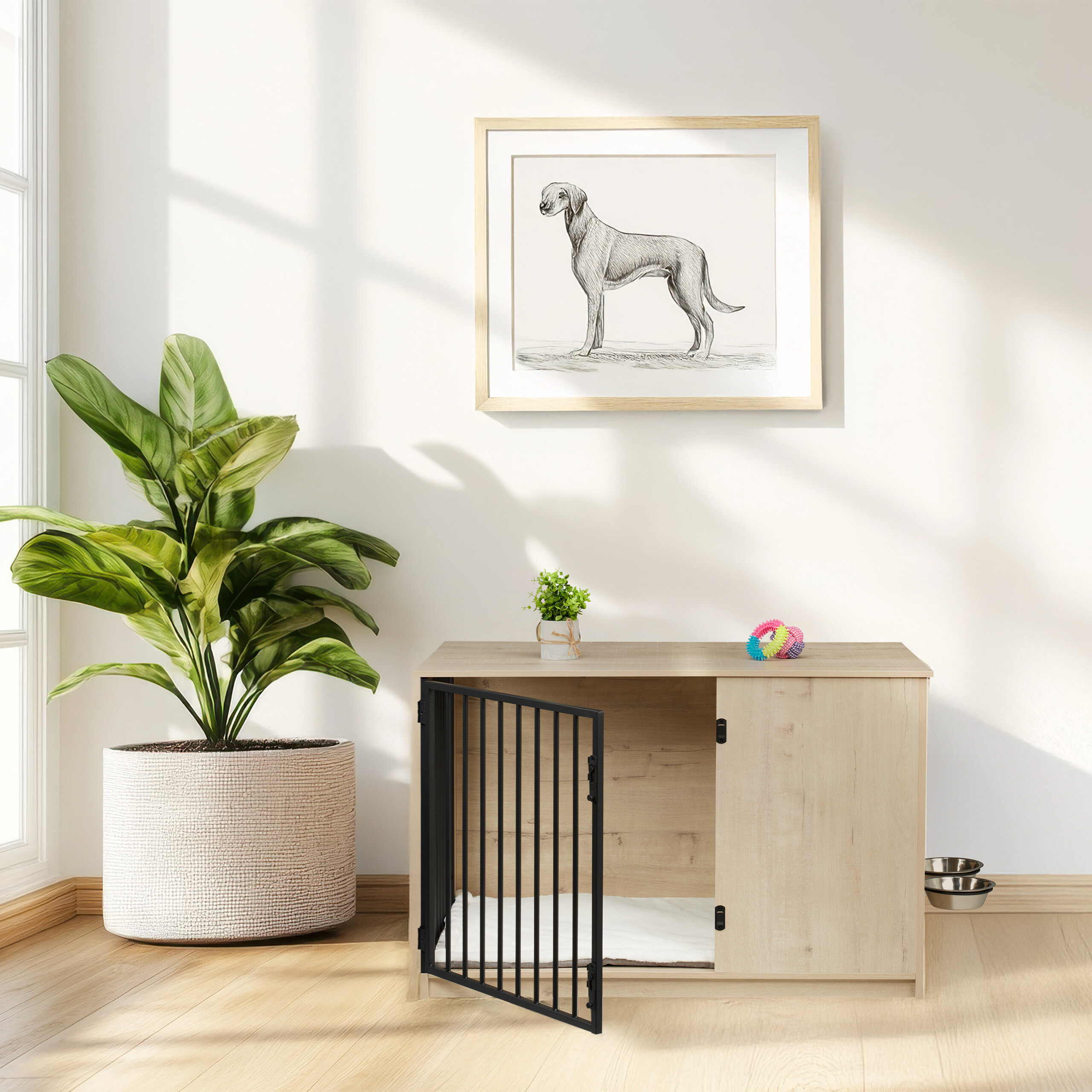 Hundekäfig Hundekiste Hundebox Hundemöbel Hundehütte Hundehaus Zwinger indoor