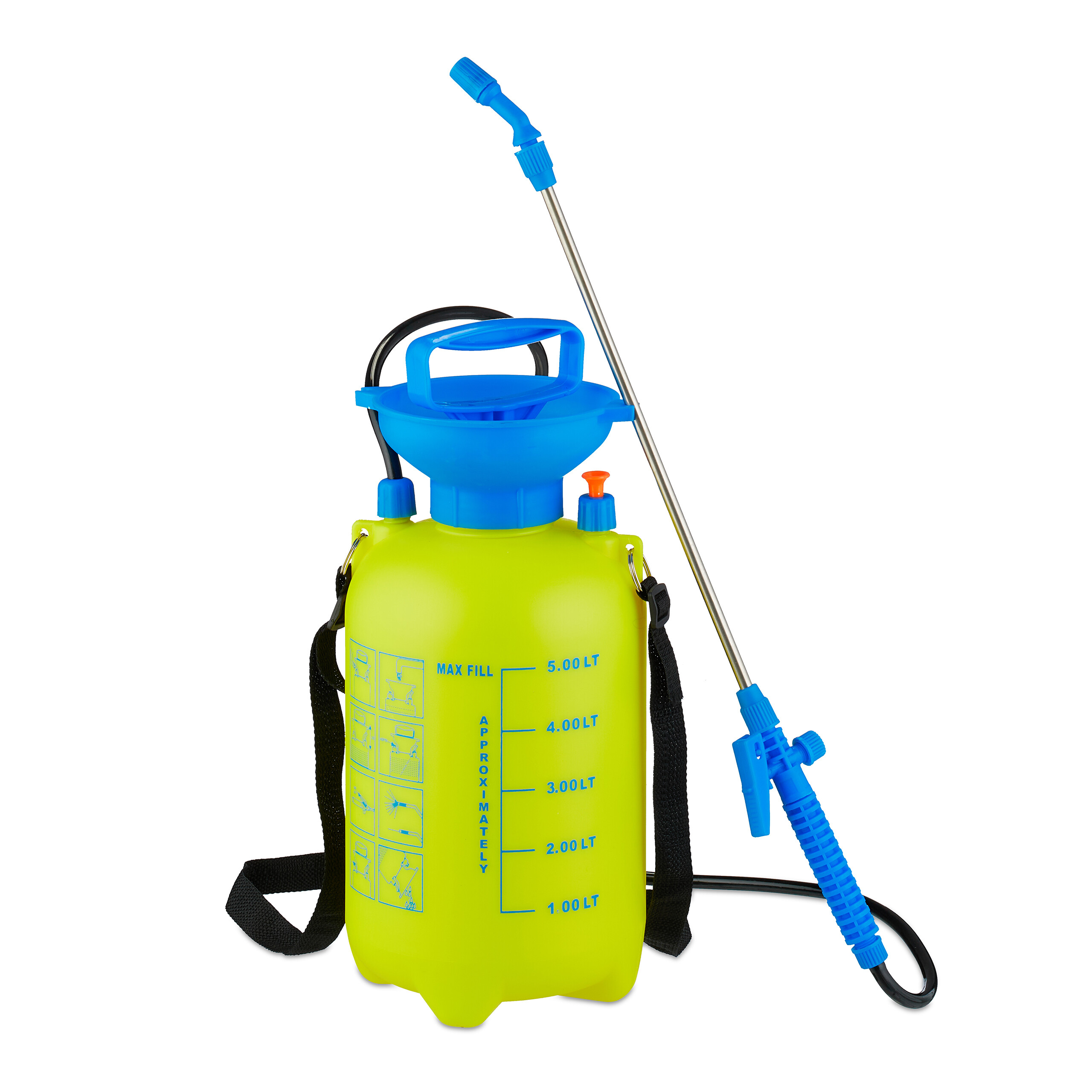 Drucksprüher Sprühflasche Gartenspritze Unkrautspritze Drucksprühgerät mit Lanze
