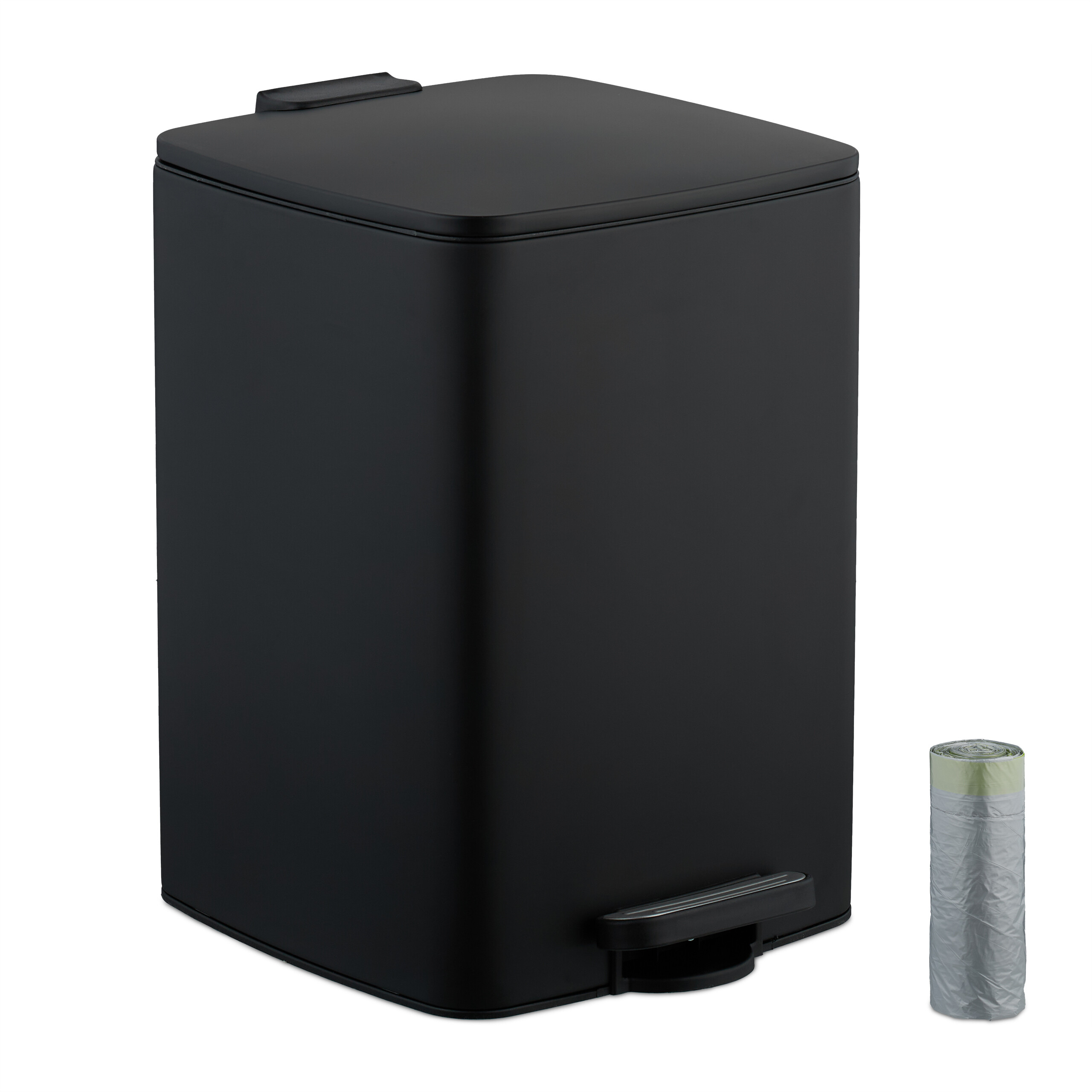 Cubo basura cocina 20L litros Papelera cocina Papelera cocina Basura cuadrada - Imagen 3 de 16