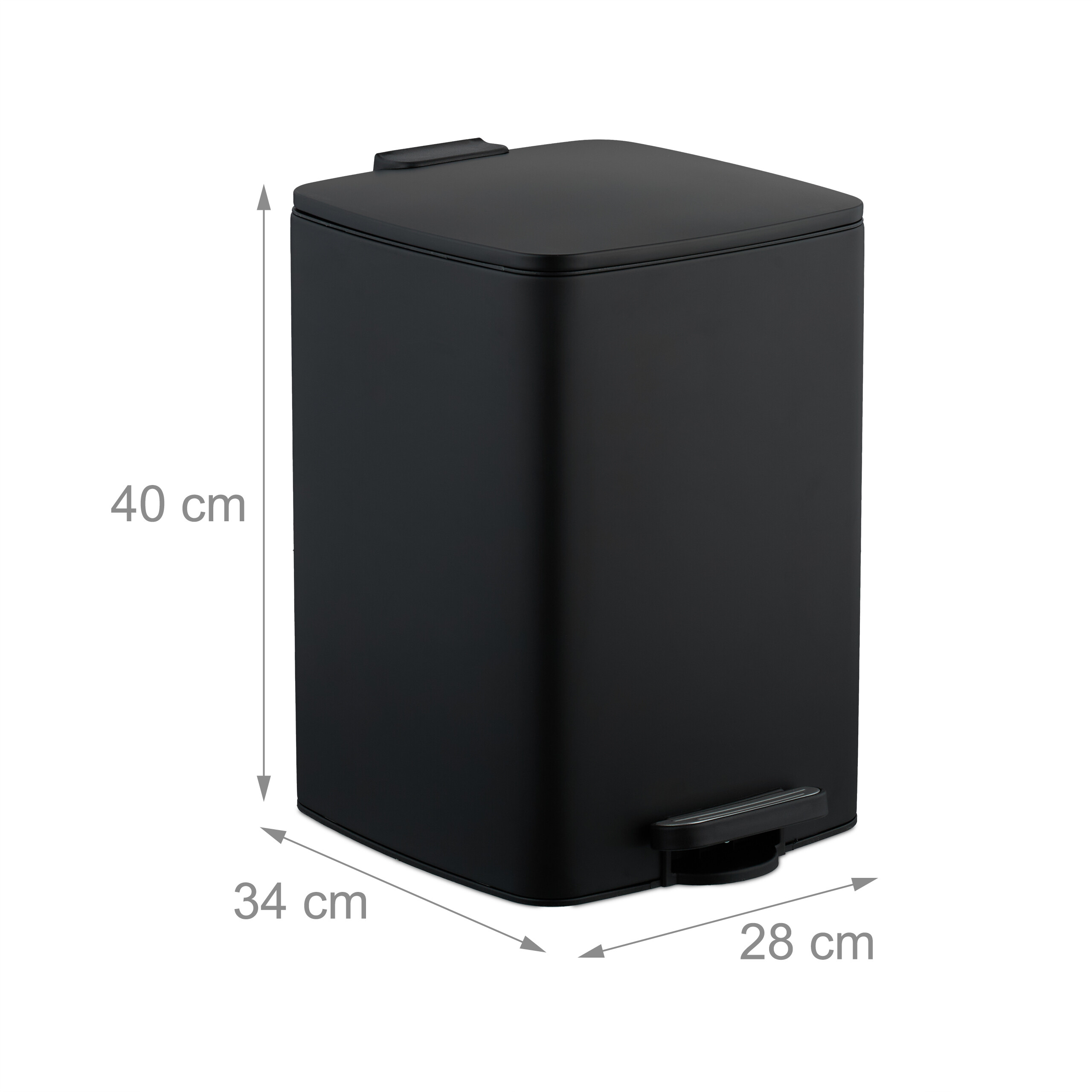 Cubo basura cocina 20L litros Papelera cocina Papelera cocina Basura cuadrada - Imagen 6 de 16