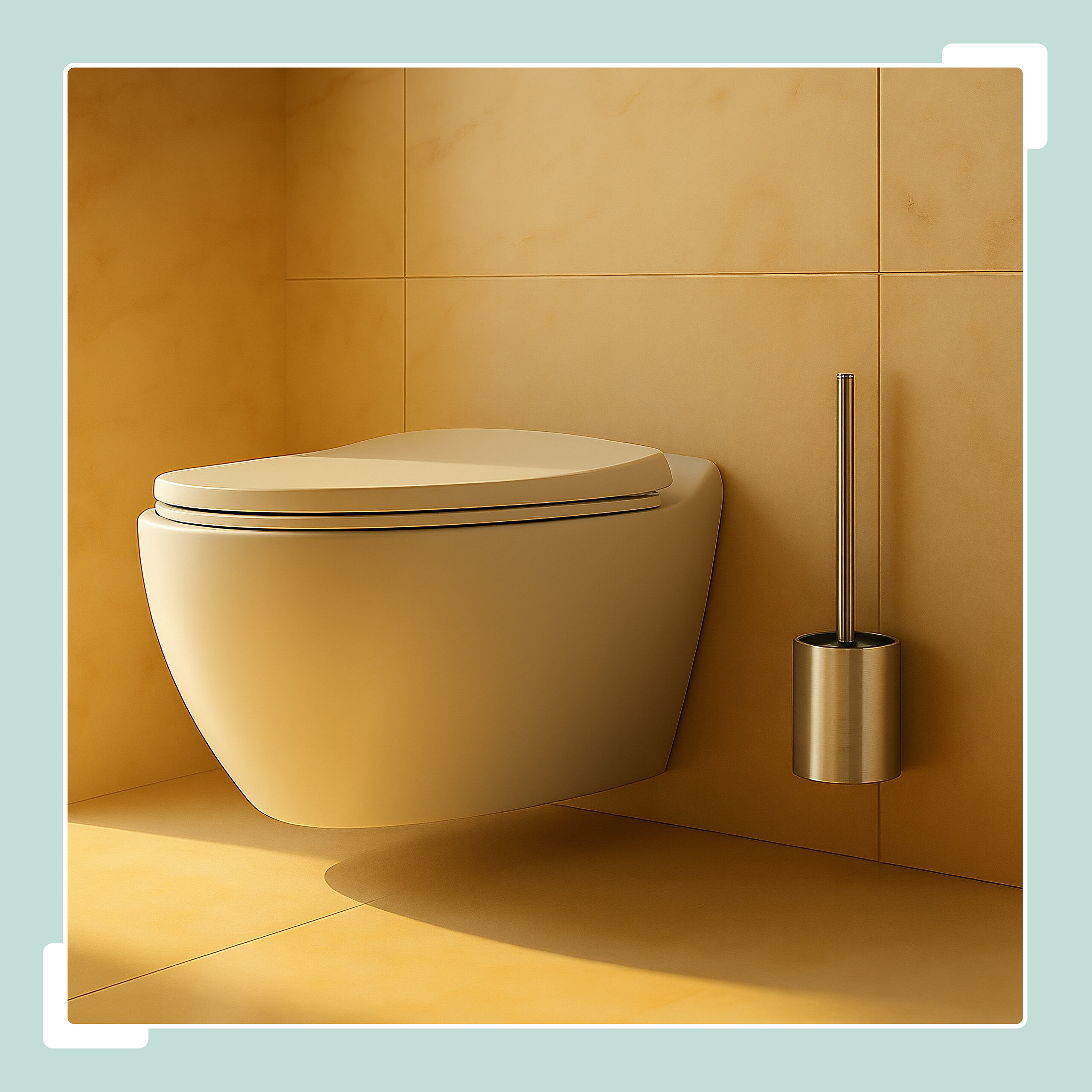 Toilettenbürste Bürstenhalter Klobürstenhalter WC Bürste Klobürste Wandmontage