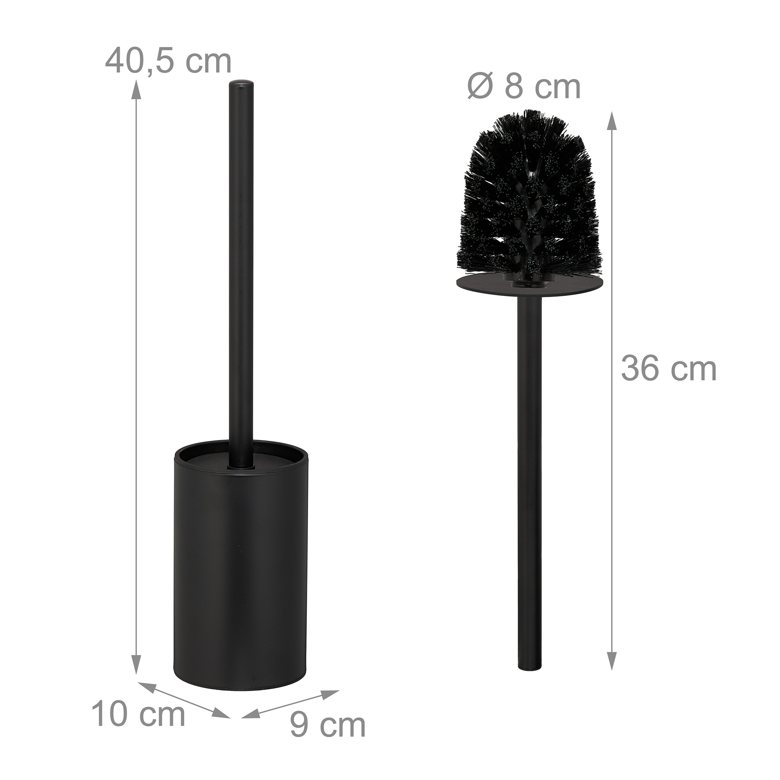 Toilettenbürste Bürstenhalter Klobürstenhalter WC Bürste Klobürste Wandmontage