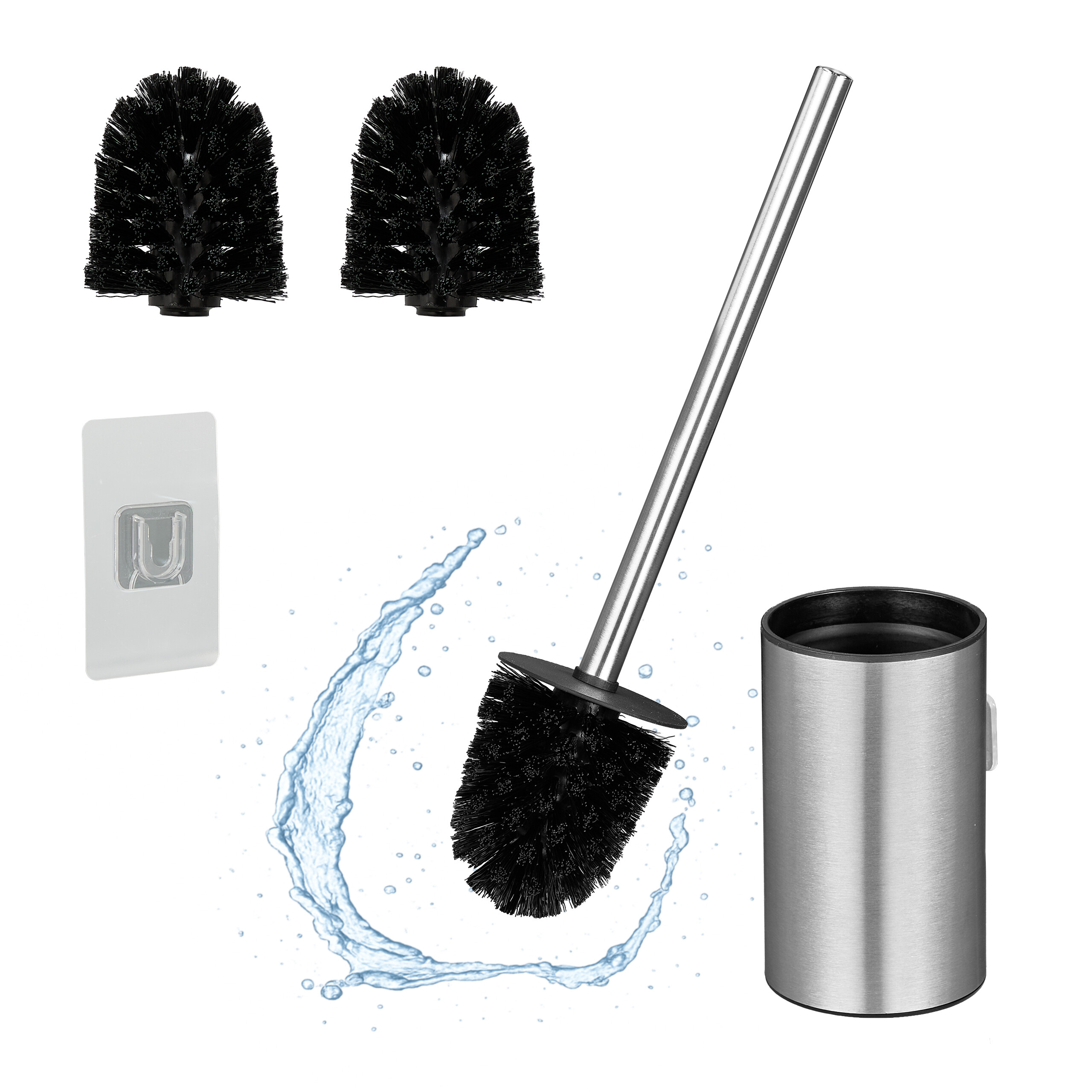 Toilettenbürste Bürstenhalter Klobürstenhalter WC Bürste Klobürste Wandmontage