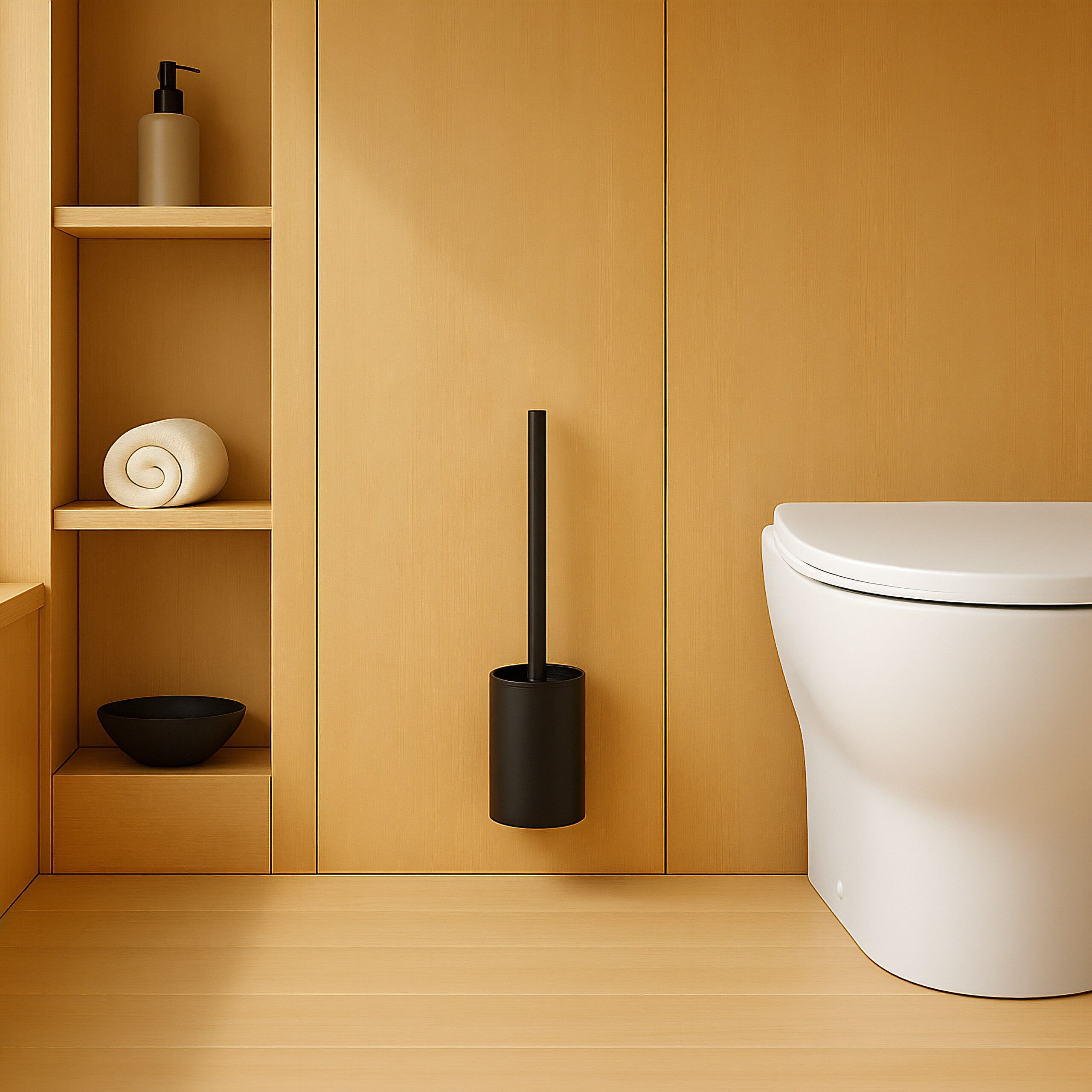 Toilettenbürste Bürstenhalter Klobürstenhalter WC Bürste Klobürste Wandmontage