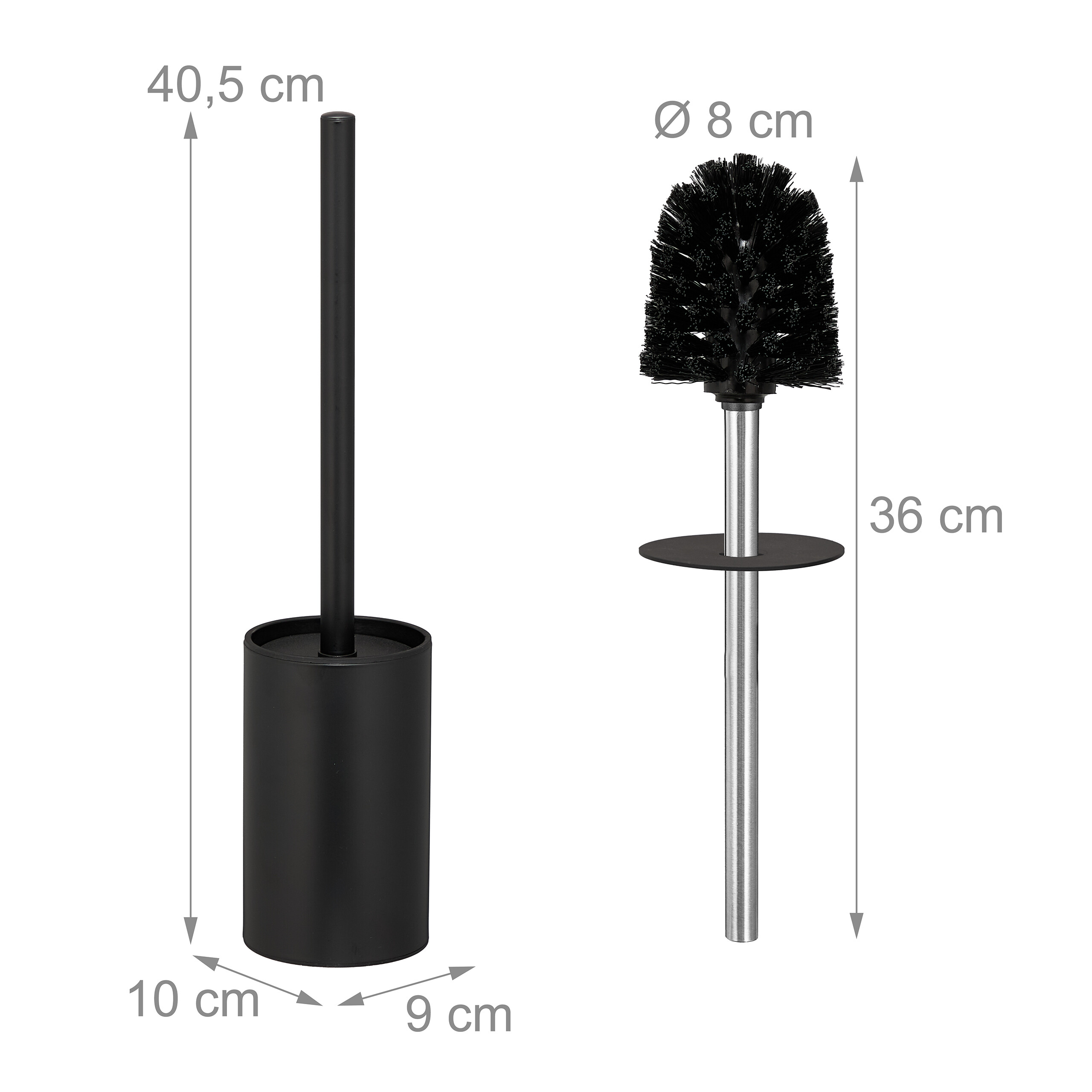 Toilettenbürste Bürstenhalter Klobürstenhalter WC Bürste Klobürste Wandmontage