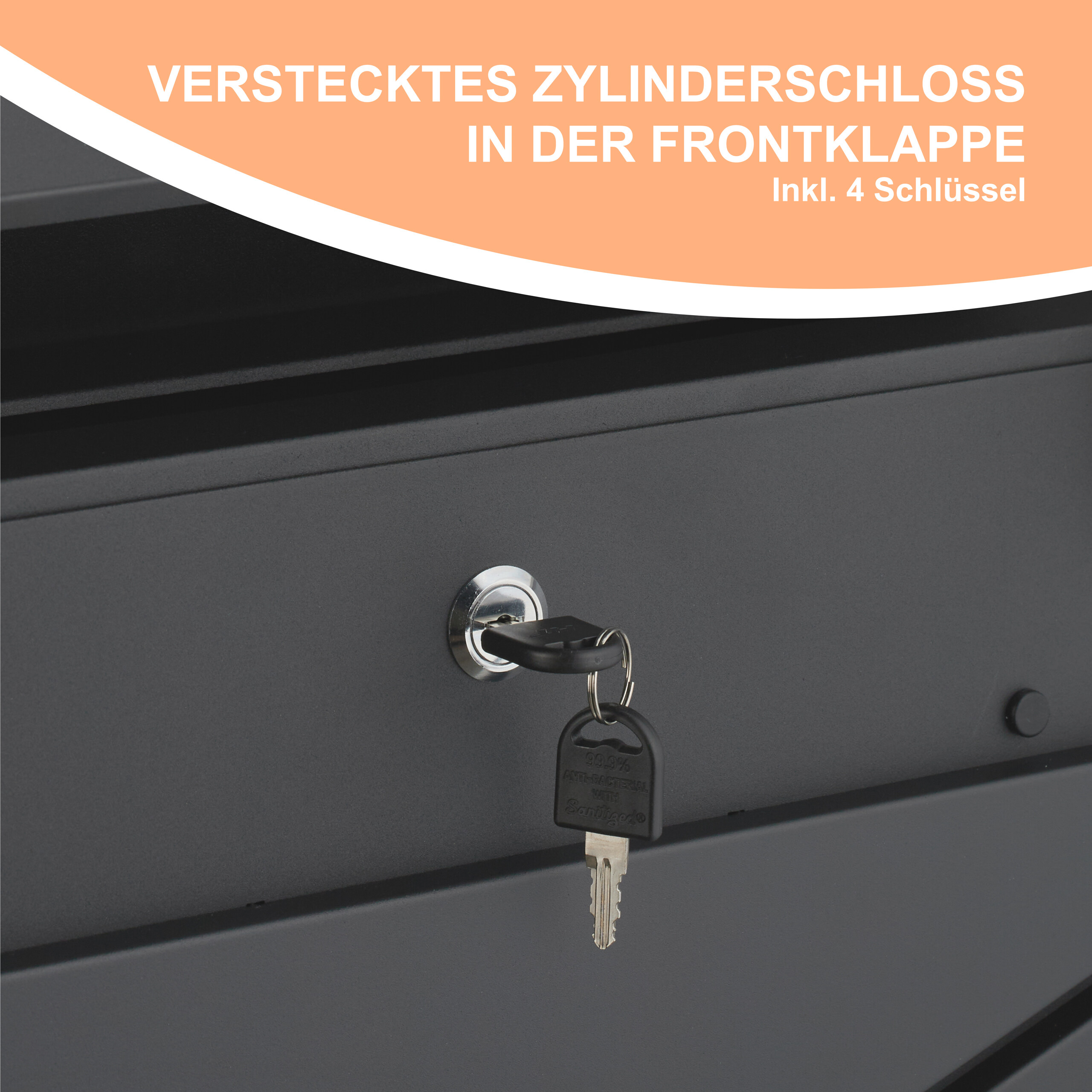 Briefkasten Mailbox Postfach Postbriefkasten Zeitungsfach Briefbox mit Design - Bild 24 von 27