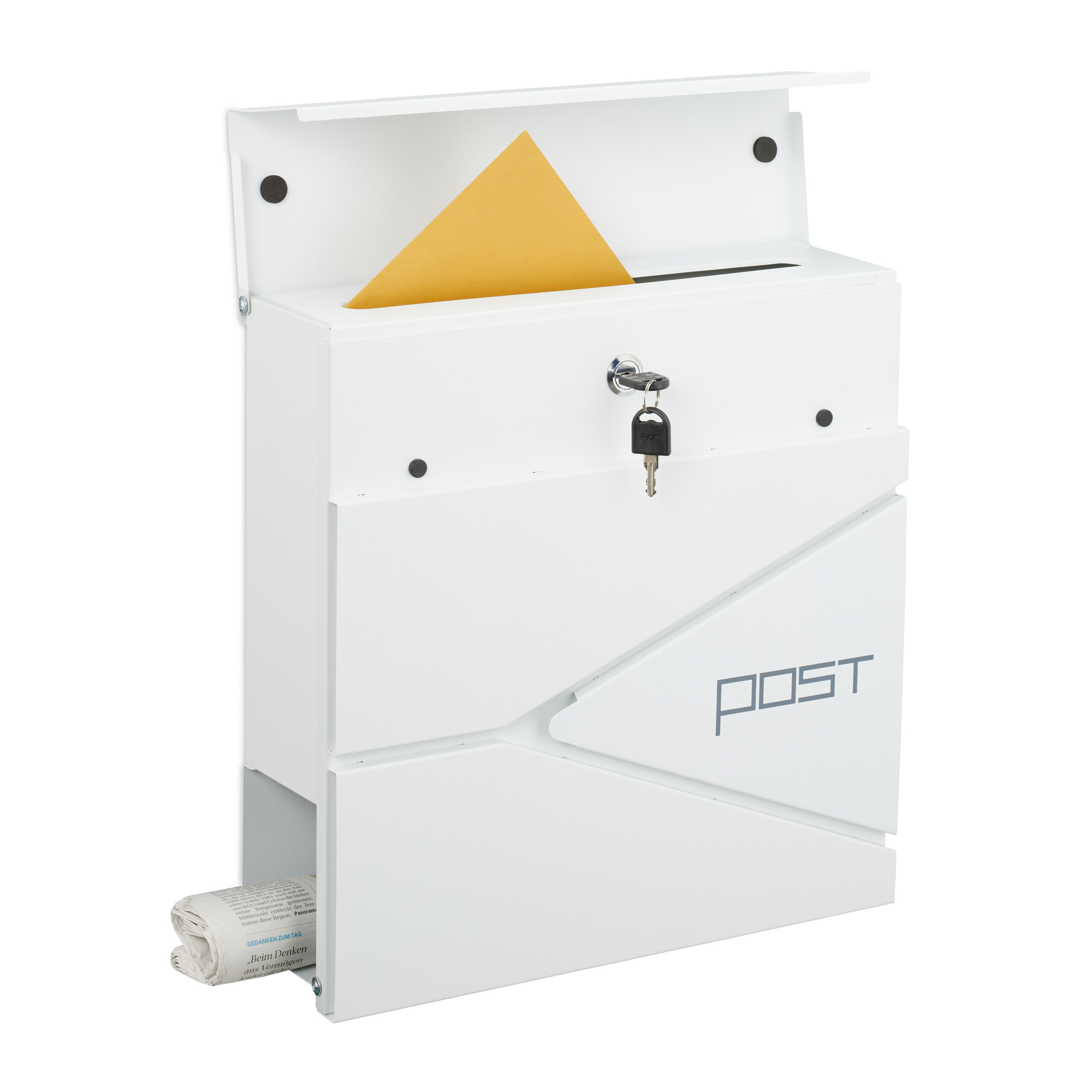 Briefkasten Mailbox Postfach Postbriefkasten Zeitungsfach Briefbox mit Design - Bild 12 von 27