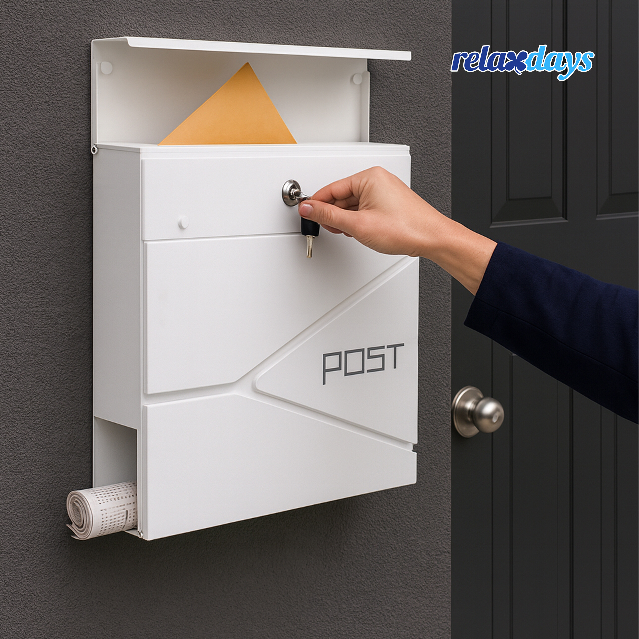 Briefkasten Mailbox Postfach Postbriefkasten Zeitungsfach Briefbox mit Design - Bild 13 von 27