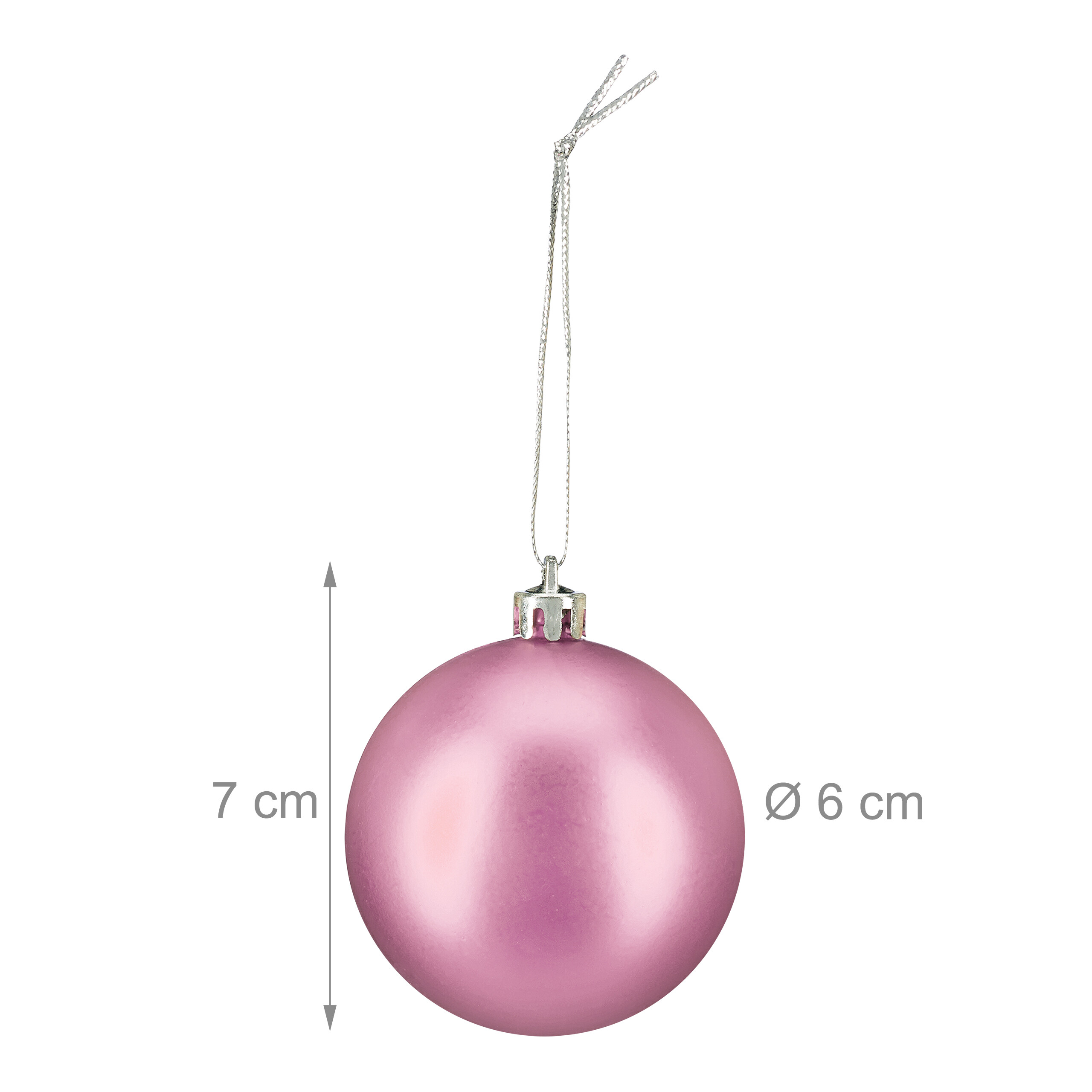 Weihnachtskugeln Tannenbaumdeko Christbaumschmuck Weihnachtskugelset 50er Set - Bild 52 von 77