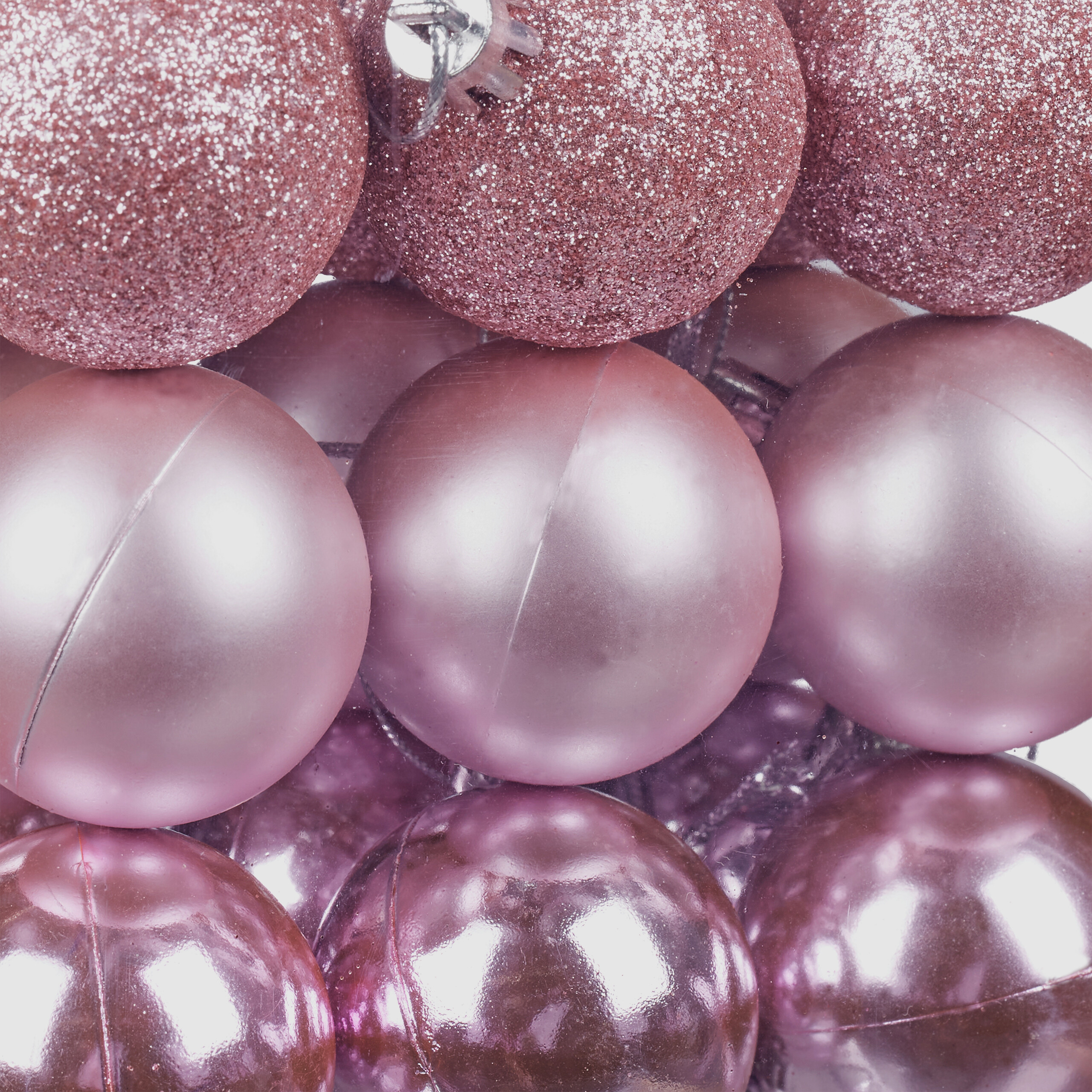 Weihnachtskugeln Tannenbaumdeko Christbaumschmuck Weihnachtskugelset 50er Set - Bild 53 von 77