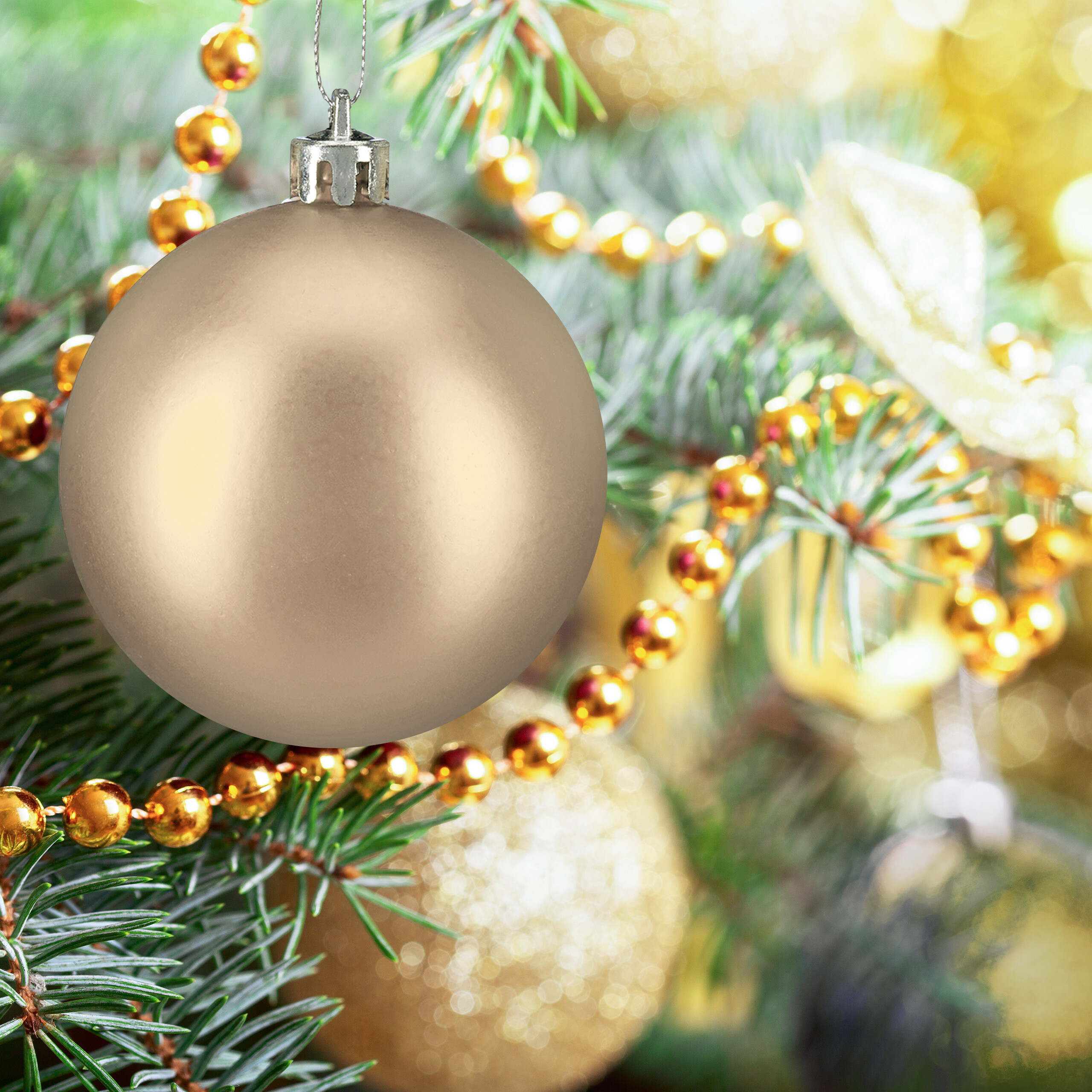 Weihnachtskugeln Tannenbaumdeko Christbaumschmuck Weihnachtskugelset 50er Set - Bild 56 von 77