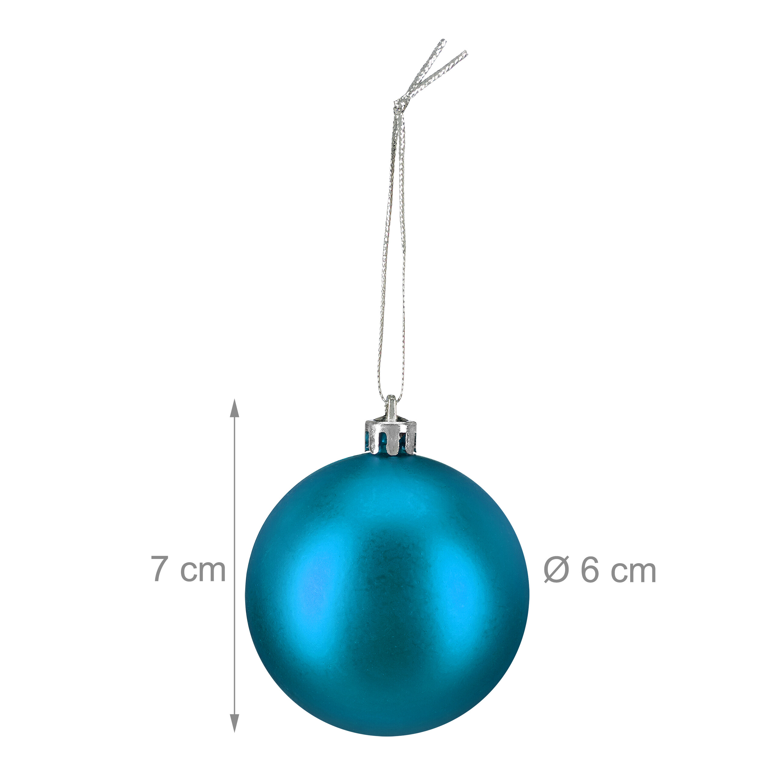 Weihnachtskugeln Tannenbaumdeko Christbaumschmuck Weihnachtskugelset 50er Set - Bild 64 von 77